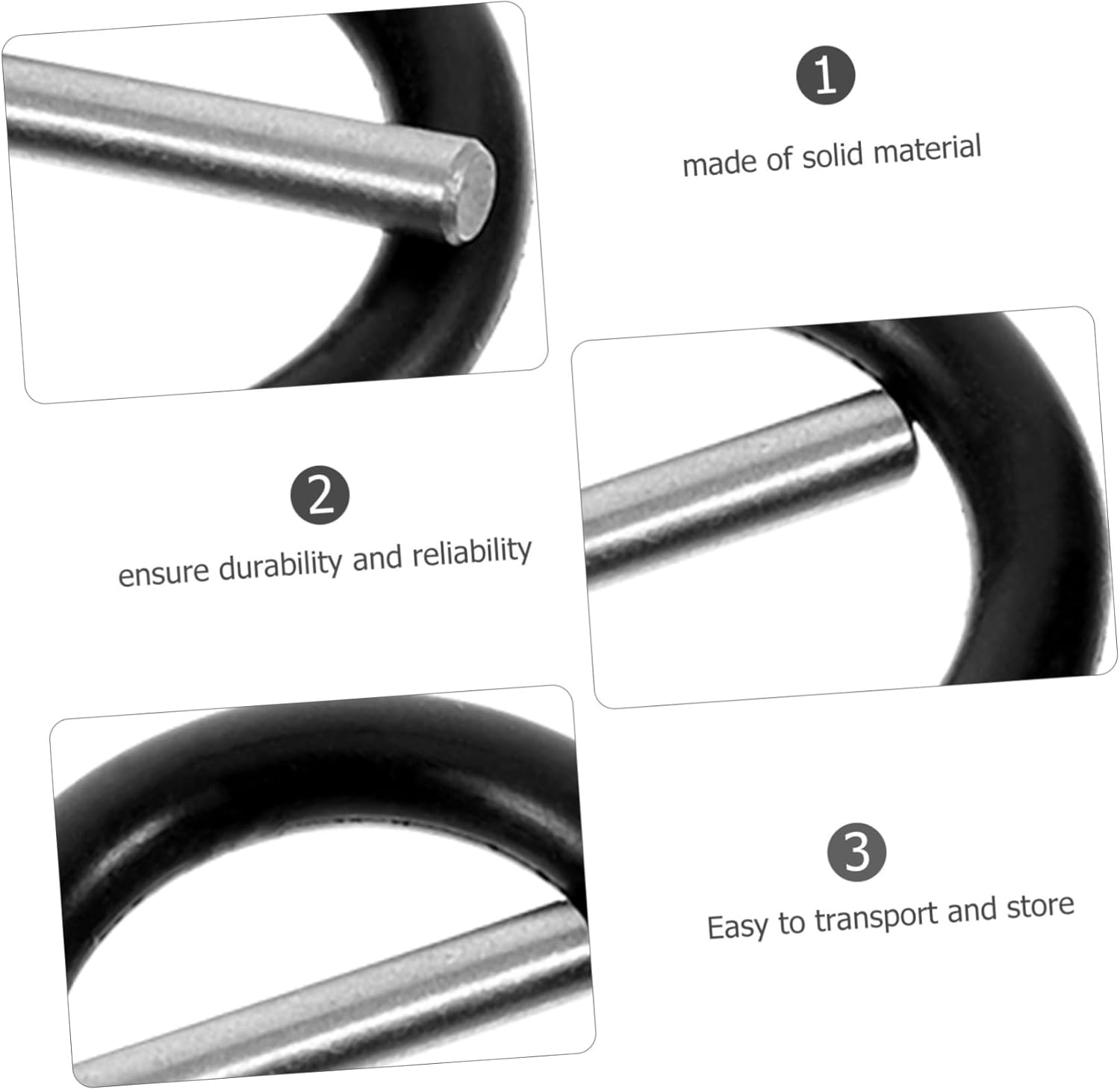 WHAMVOX Electric Wrench Socket Retainer -Ring 6 Sets Sturdy Drive Retaining Pin for 8-19Mm Sockets Compatible Torque Multiplier Wrench Tools image number 3