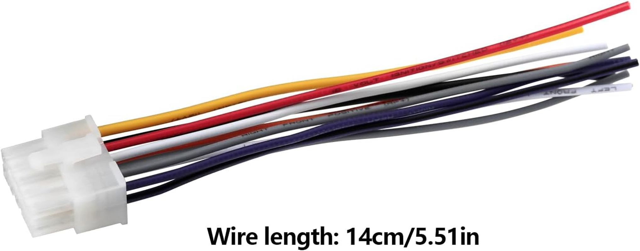 SING F LTD 1Pc 10-Pin Car Audio Connection Plug Harness Compatible with Kicker Bassstation PT10 PT250 11PT8 11HS8 Cable Length 14Cm image number 4