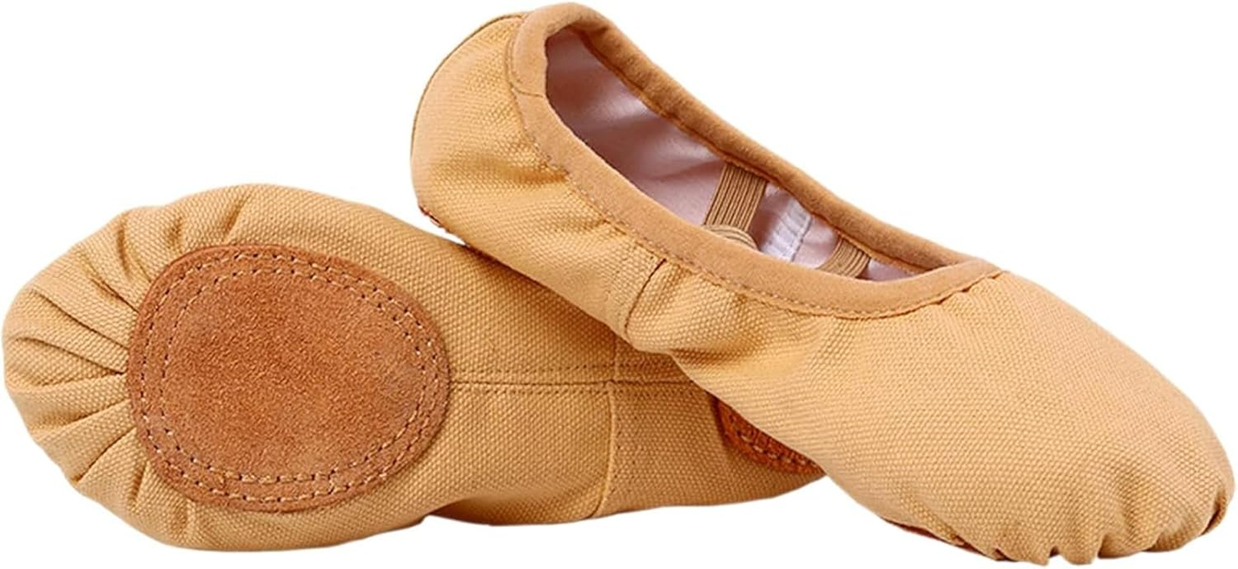 Rosefinch Ballet Shoes for Girls Split Sole Ballet Slippers for Women Canvas Ballet Dancing Shoes for Kids Adults image number 2