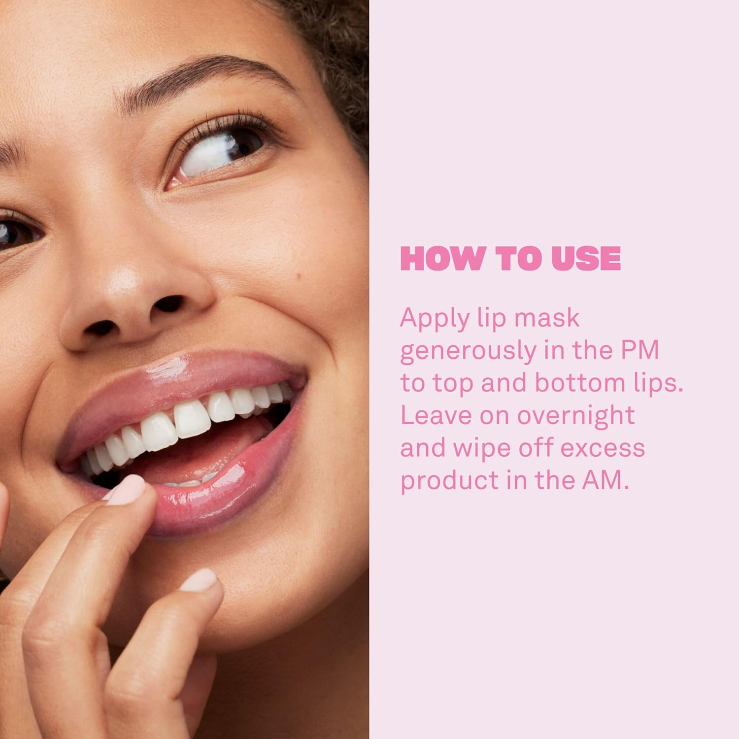 Babe Original Babe Glow Lip Mak Fragrance-Free Lip Sleeping Mask for Softer Lips, Hyaluronic Acid & Antioxidant Infused for Smoother, Moisturized Lips, Unscented, Cruelty-Free image number 2