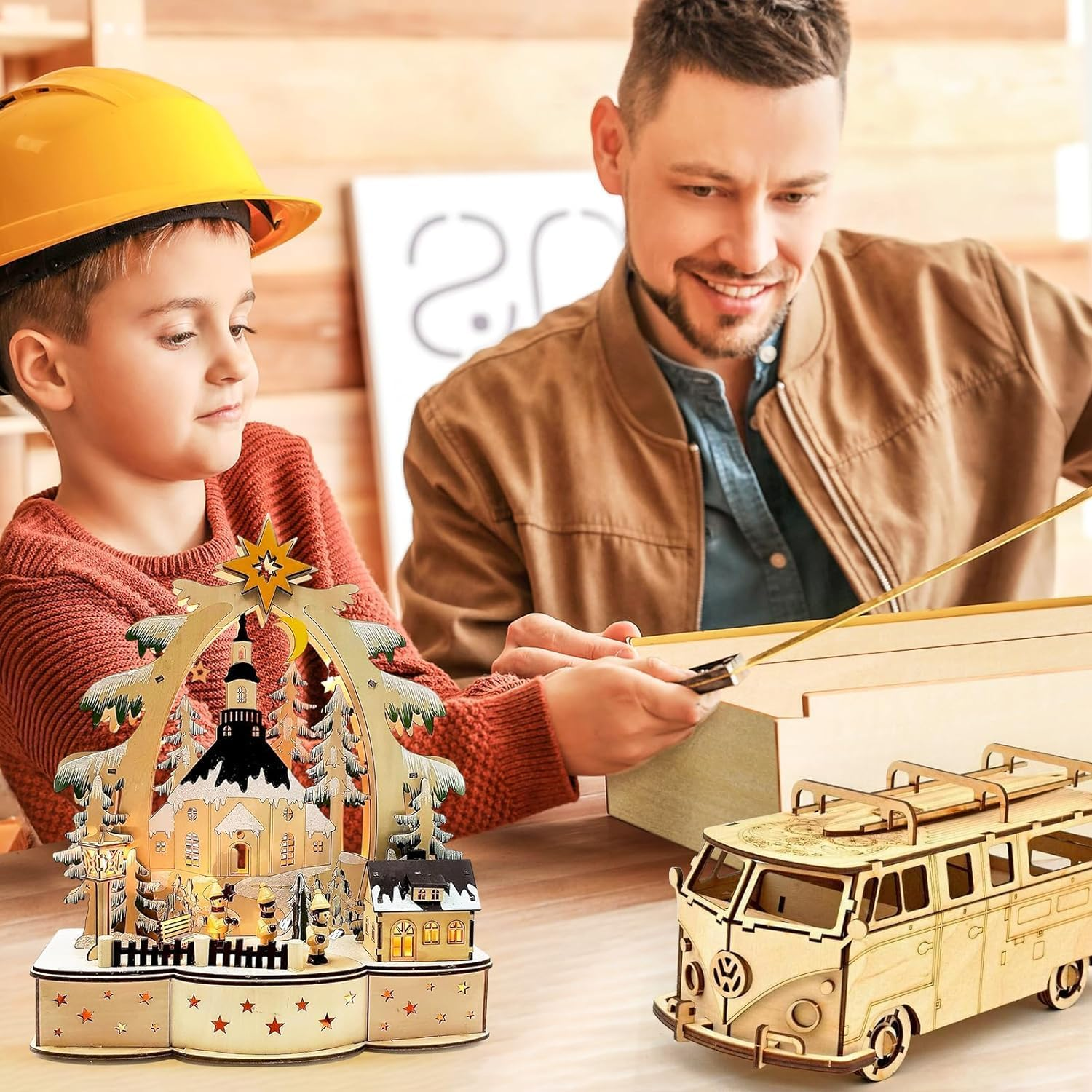 Fiabgum Basswood Sheets for Crafts 300 X 300 X 3Mm Plywood Sheets for Laser Cutting, Wood Burning, Architectural Models, Drawing - 5 Pack Bass Wood