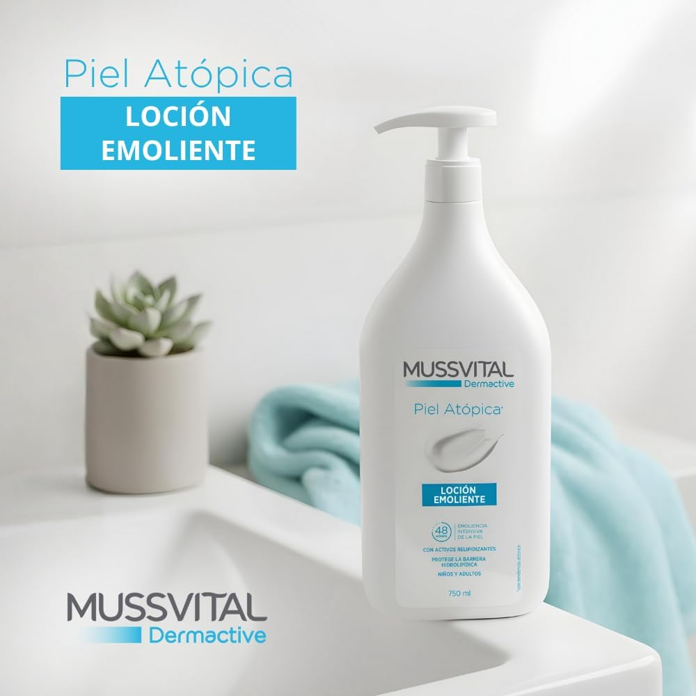 Mussvital Dermactive Locion Piel Para Pieles At&oacute;picas 750 Ml image number 2