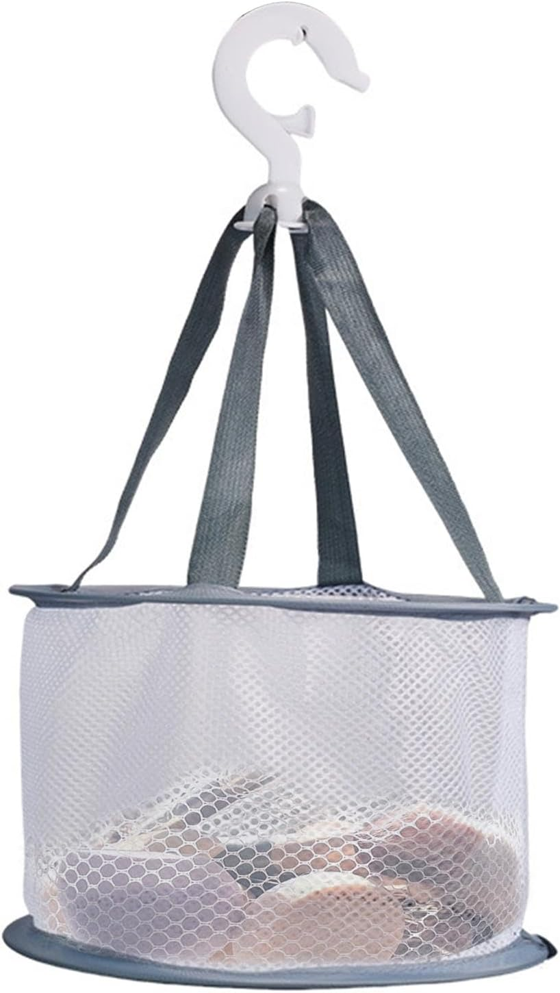 Sponge Egg Dryer Net | Mesh Hanging Flat Makeup Brush Drying Rack,Foldable Brushes Sponge Beauty Eggs Flat Net, Portable Makeup Tools Cleaning Net for Courtyard