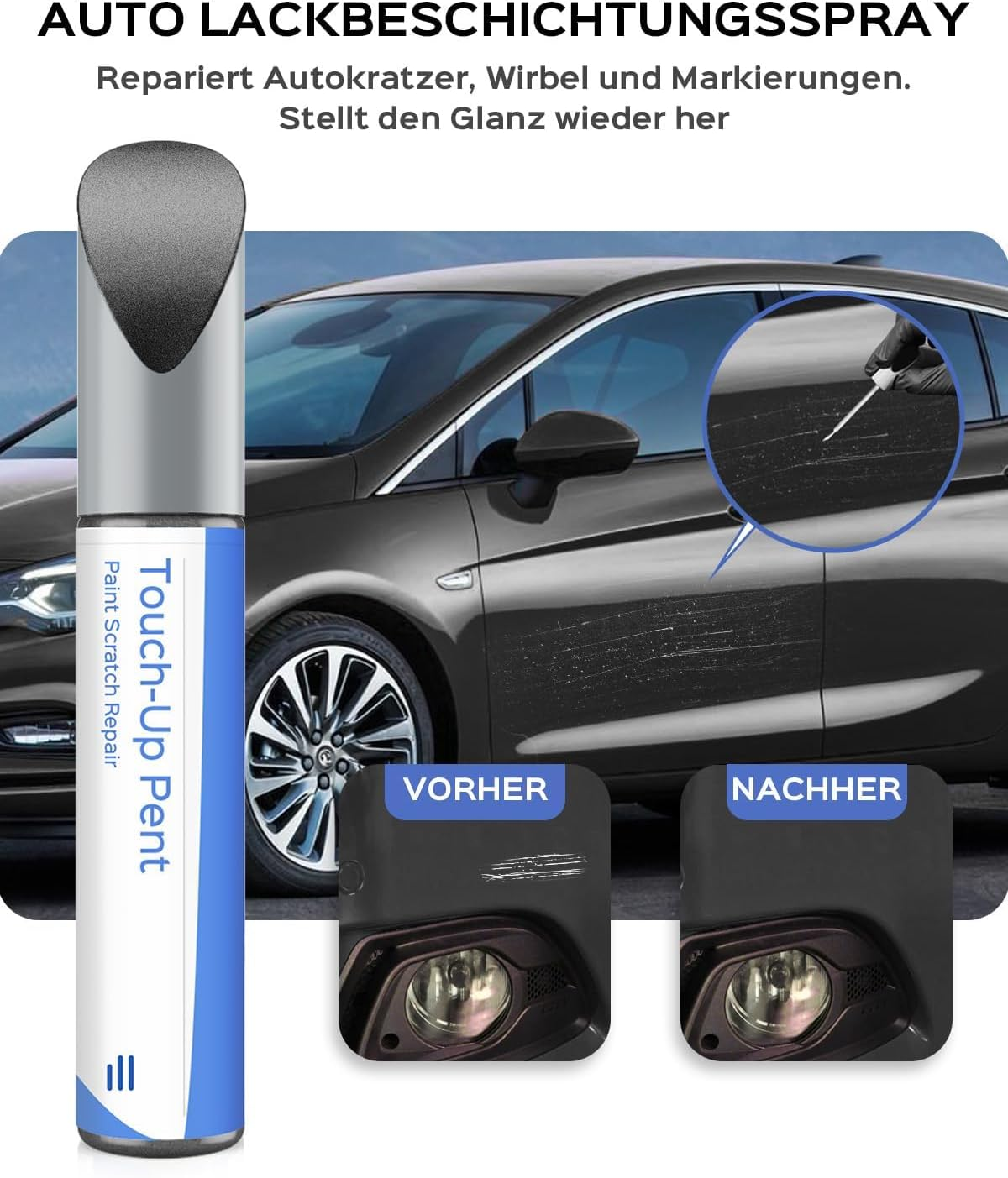 G40 / EVL/10H Moonstone Grey Metallic/Moonstone Grey Metallic Touch up Paint for Vauxhall Exact Match - Touch up Scratches and Chips