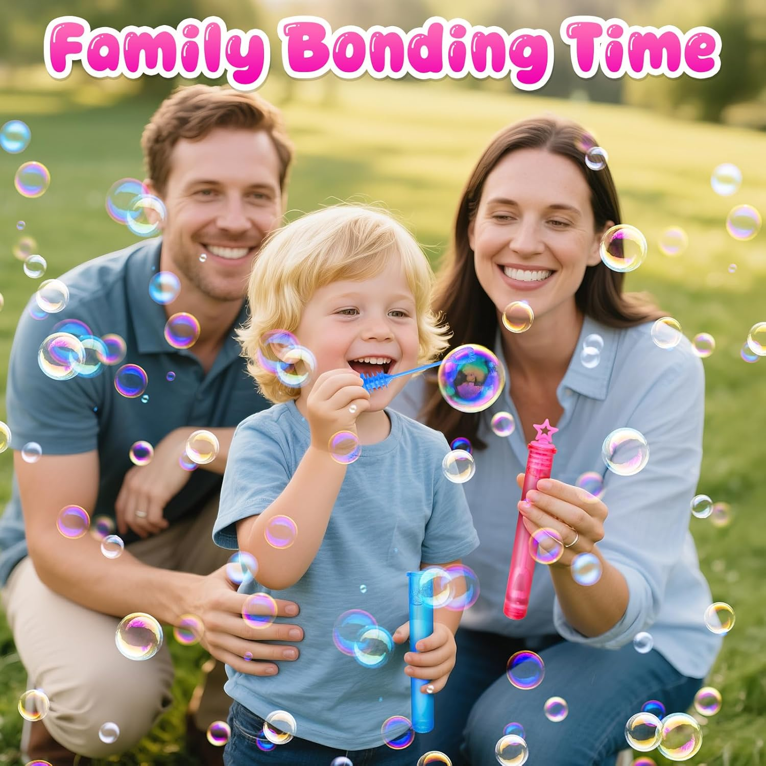 Zynexis 40 PCS Star Mini Bubble Wands for Kids, Bubble Bulk with Gift Bucket,Party Favors for Toddlers,Wedding,Outdoor,Birthday Gifts,Goodie Bags Stuffers Supplies, Halloween,Christmas,Carnival Prizes image number 1