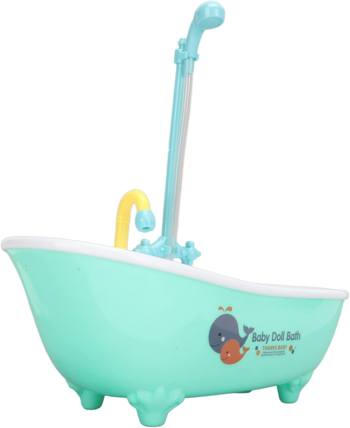 Bird Bath Tub Bowl Basin, Multifunctional Cute Electric Automatic Parrot Bathtub Bird Bathtub with Faucet and Shower Head, Bird Bath Sink Birdbath Toy Pet Parrot Cage Budgie image number 3