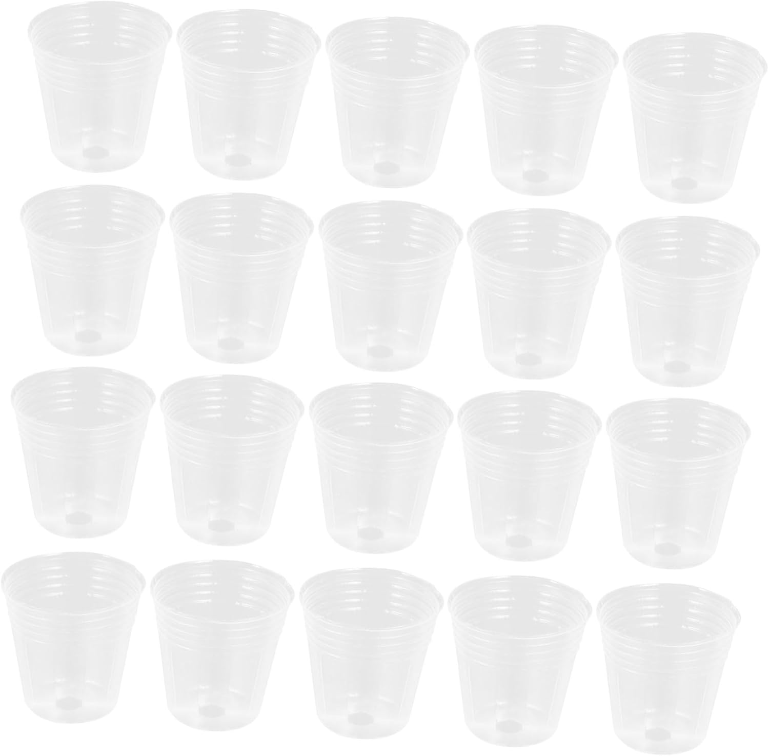 BESPORTBLE 200Pcs Plastic Plants Nursery Pots for Succulent Plants for Indoor Gardening Small Flower Pots Drainage image number 3