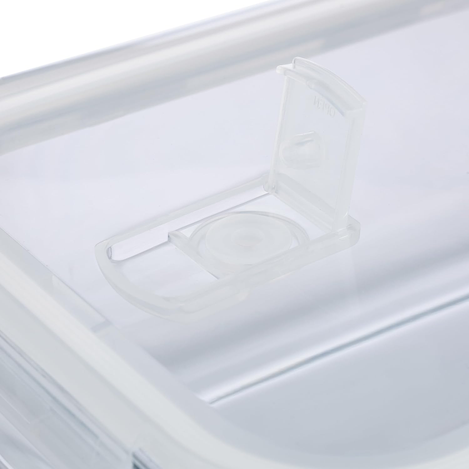 Relaxdays Glass Containers, Set of 2, 1520 Ml, Meal Prep, Food Storage Boxes, Plastic Lid Airtight, Transparent, Silicone image number 2