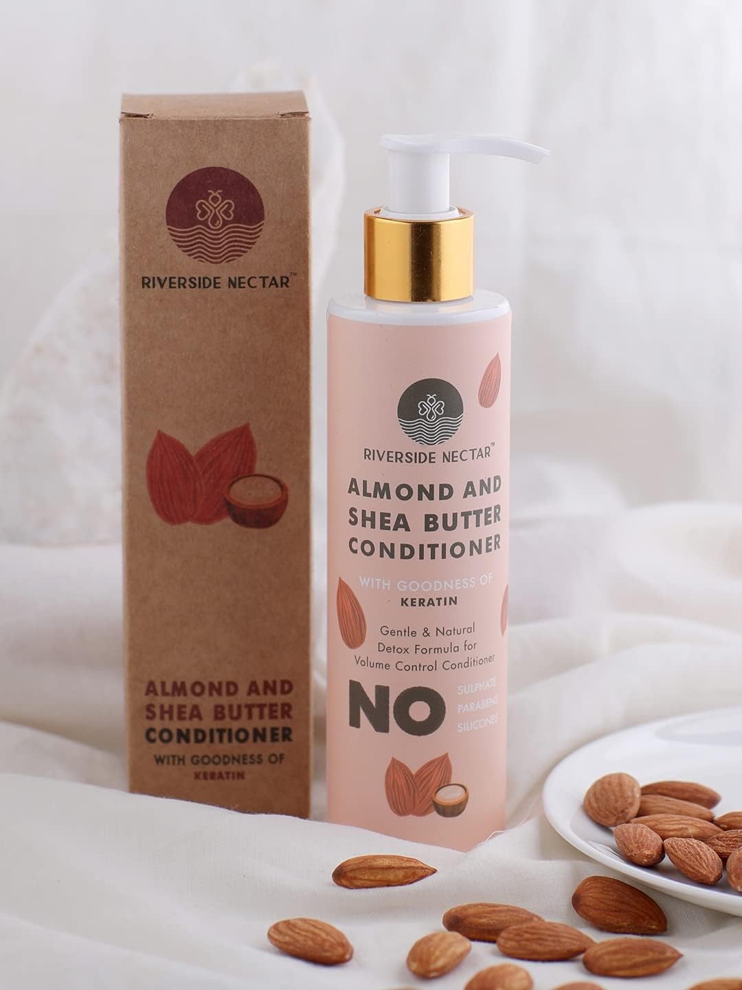 Riverside Nectar Combo of 4 Apple Cider Shampoo Lemon Peppermint Body Wash Shea Butter Keratin Conditioner and Charcoal Glycerin Face Wash for Sweat and Control Skin and anti Dandruff Hair Perfect image number 3