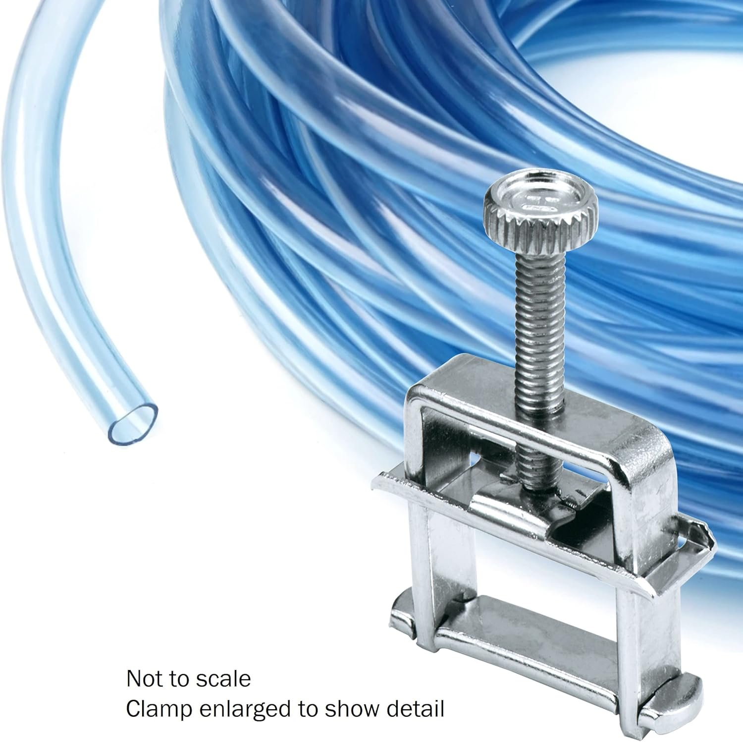 Little Giant C-2-PW Restrictor Tubing Clamp for 1/2-Inch Tubing or Smaller, Nickel, 566289