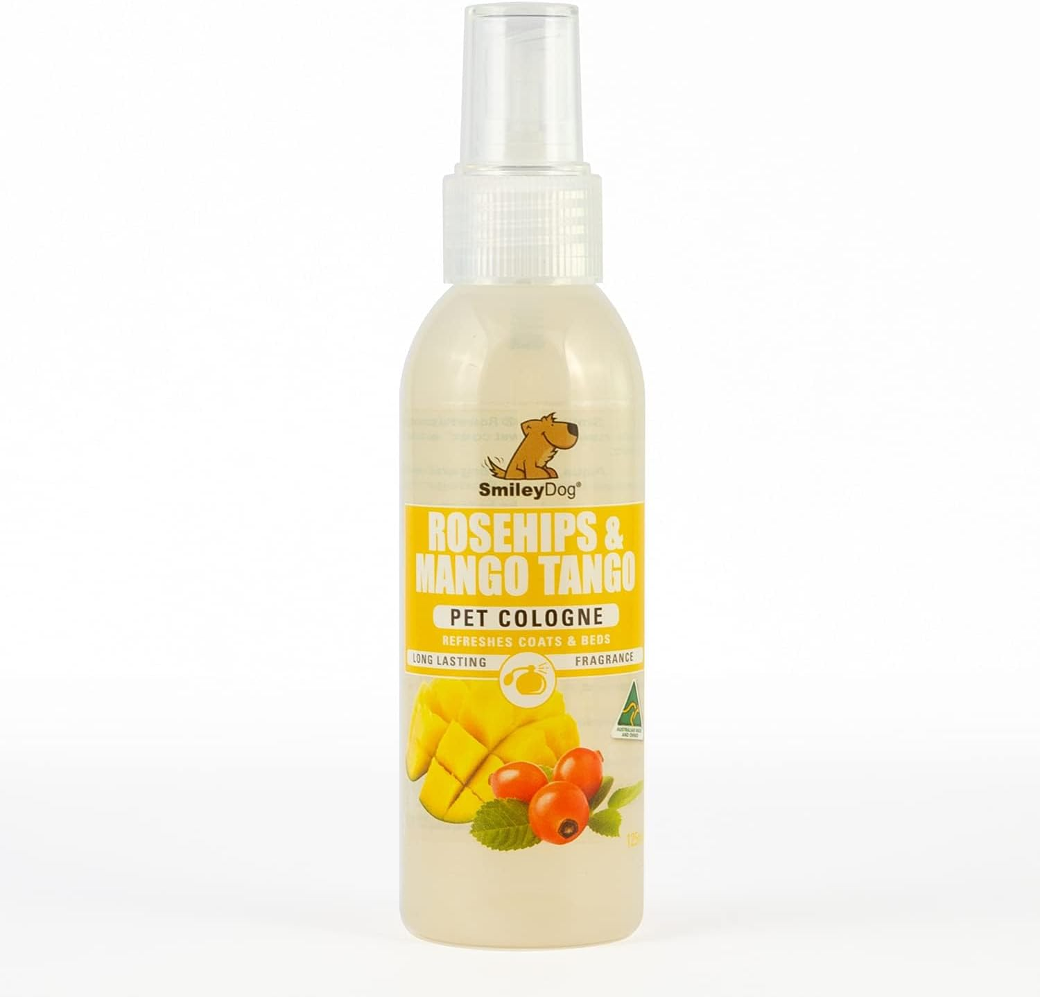 Rosehips & Mango Tango Pet Cologne, 125 Ml, Clear