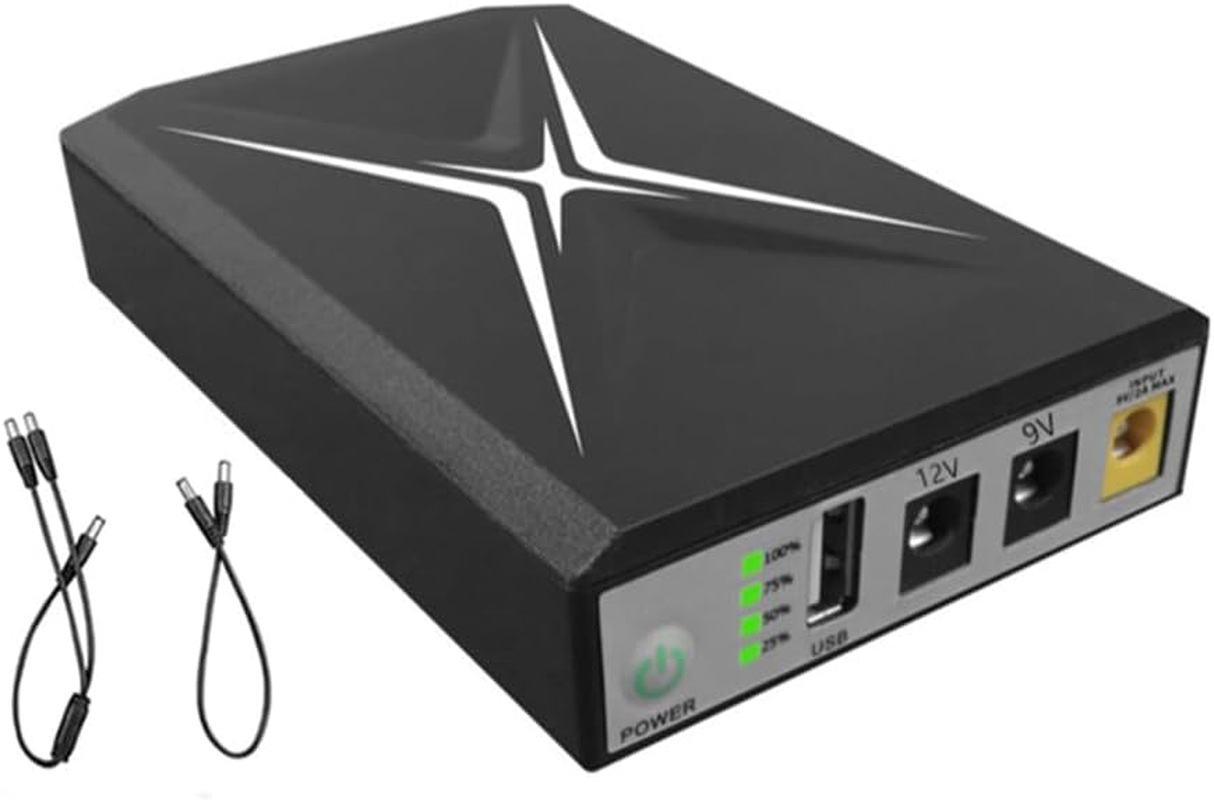 10400Mah DC UPS Uninterrupted Supply Router 9V 12V 18W Battery Backup Mini UPS USB Wifi Router for CCTV Power Supply Easy Install Easy to Use image number 2