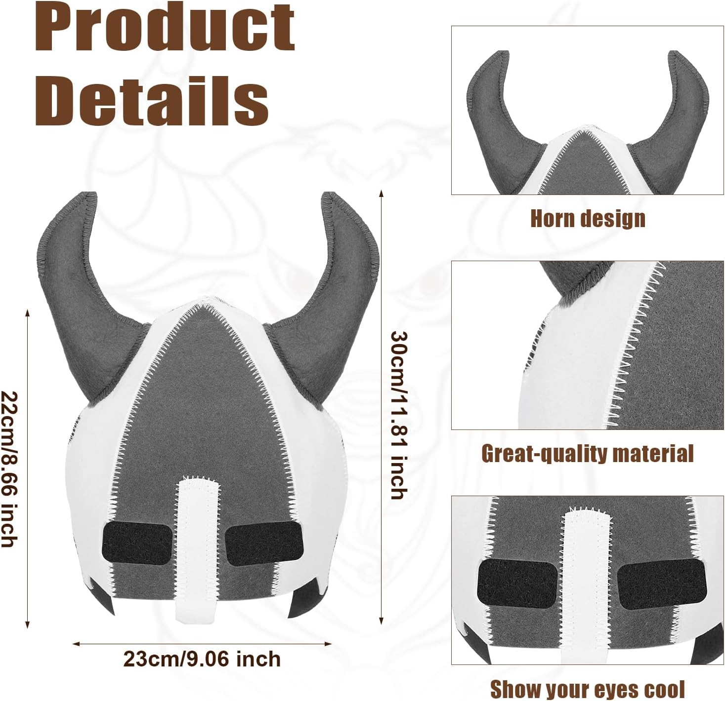 Sauna Hat, Handmade Sauna Cap Natural Wool Viking Saunas Hat Bath Accessories for Women Men Gifts Spa Bathhouse Steam Room Banya Heat Protection image number 6