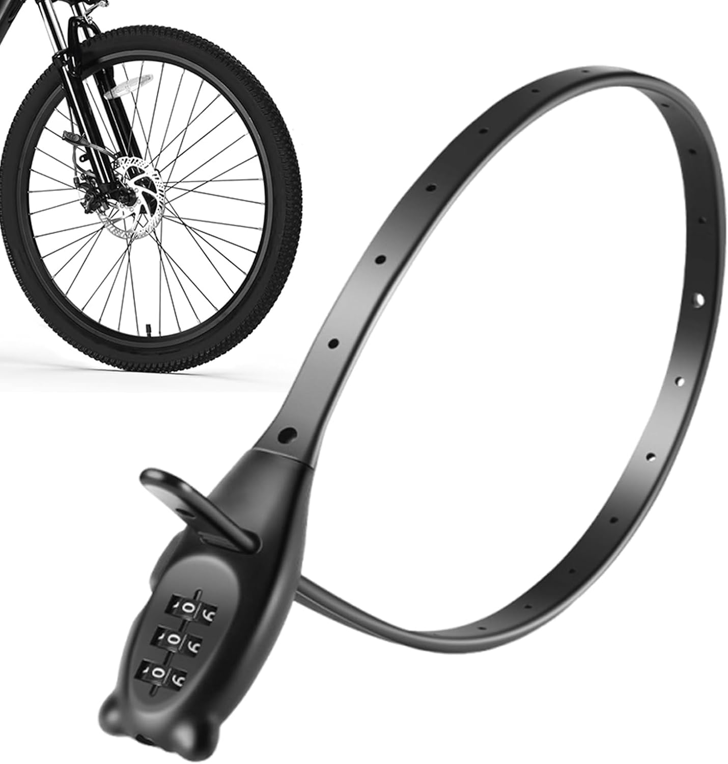 Zip Tie Lock Combination,Zip Tie Scooter Lock with Combination | Adjustable Protective Anti-Theft Hardware for Door Skateboard Cabinet Scooters Stroller Refrigerator Gate