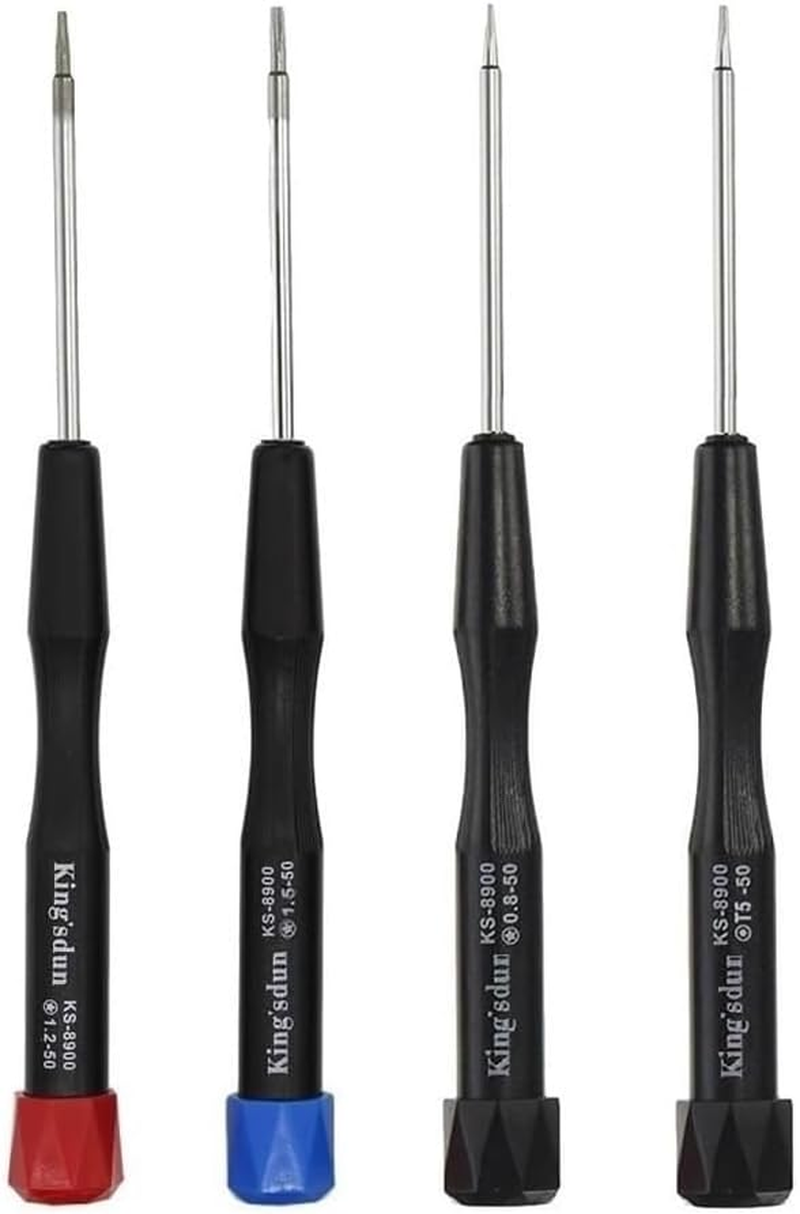 Pentalobe Screwdriver Set, 5 Point 5 Star 0.8 Mm, 1.2 Mm and 1.5 Mm Pentalobe Screwdriver or P2 P5 P6 or Ts1 Ts4 Ts5 and T5 Torx for Iphone Macbook Pro Air Repair Tool Set image number 3