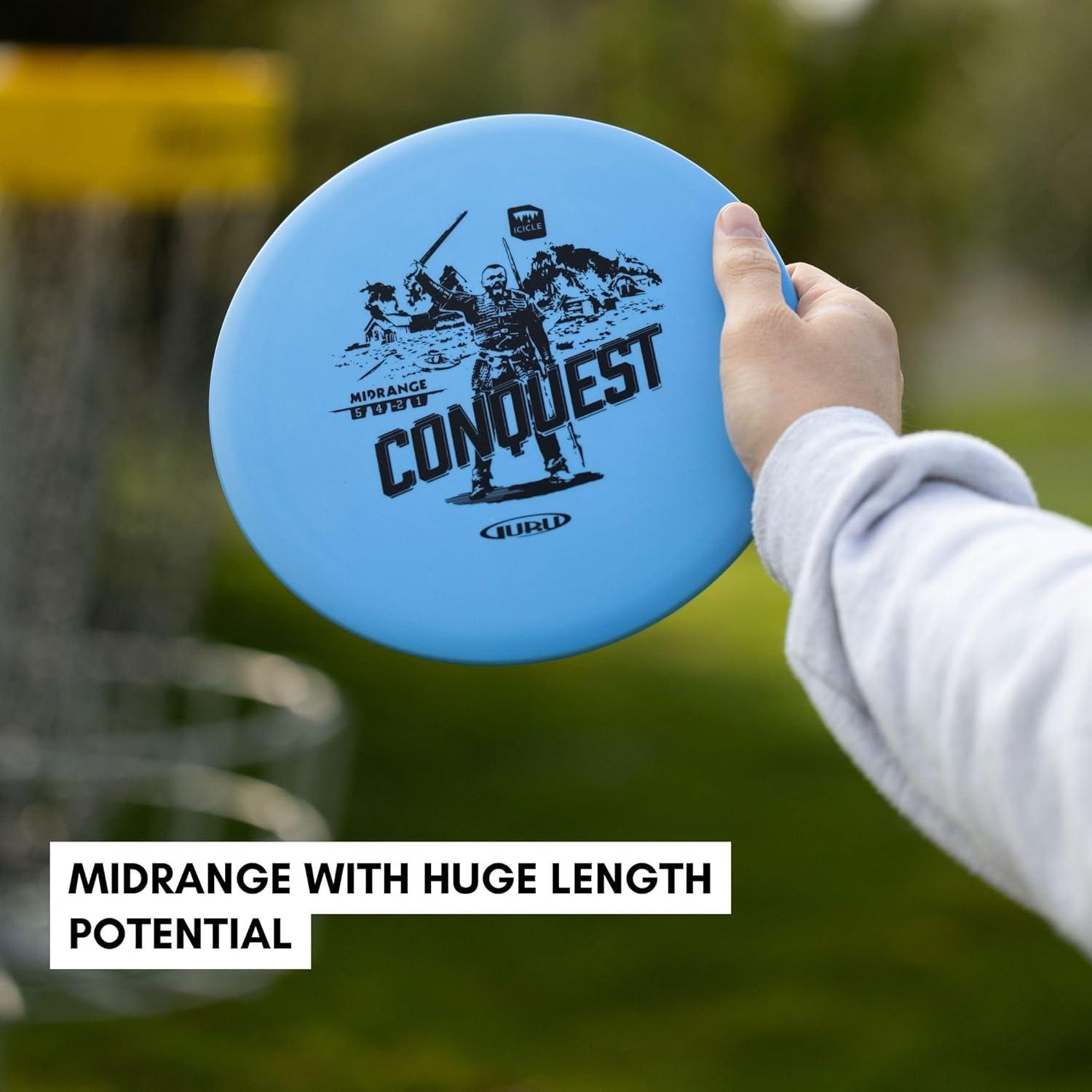 Guru Disc Golf Starter Set, 3 Frisbee Discs for Any Distance, Fun Outdoor Sports for Children and Adults - Driver, Midrange, Putter image number 5