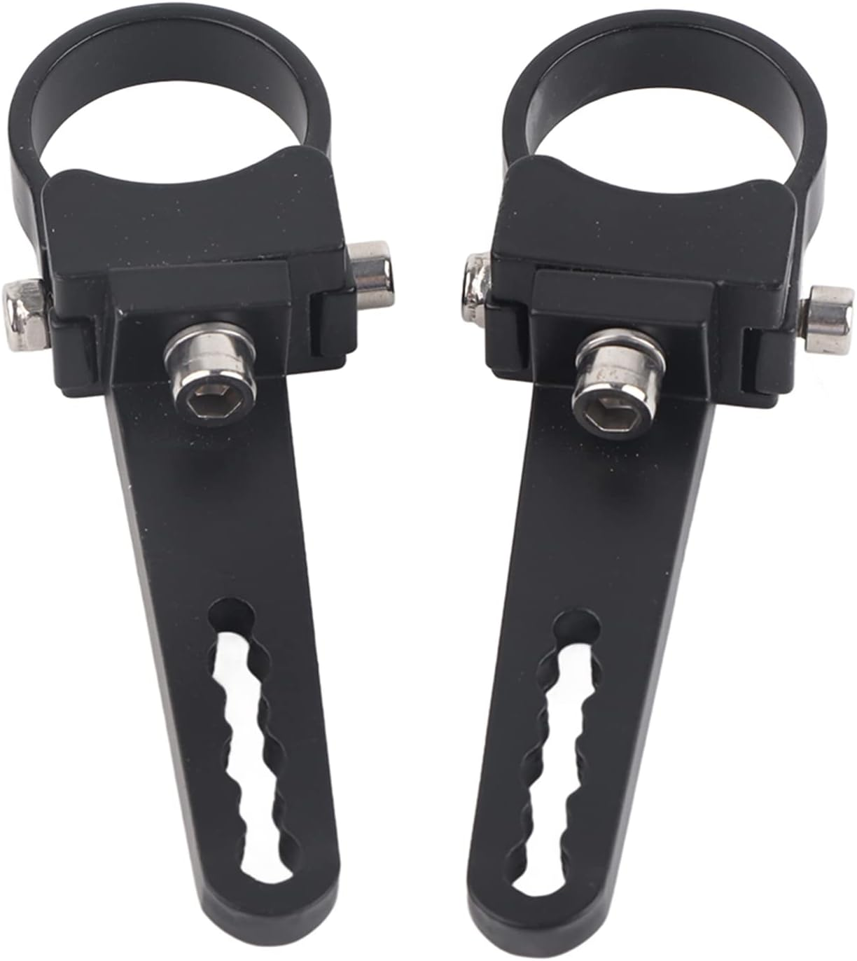 LED Light Bar Mounting Brackets, 360-Degree Rotatable Aluminum Clamps, 1.5-Inch Black Tube Holder with Sponge Pads for Cars, Trucks, SUV, Off-Road Vehicles image number 5