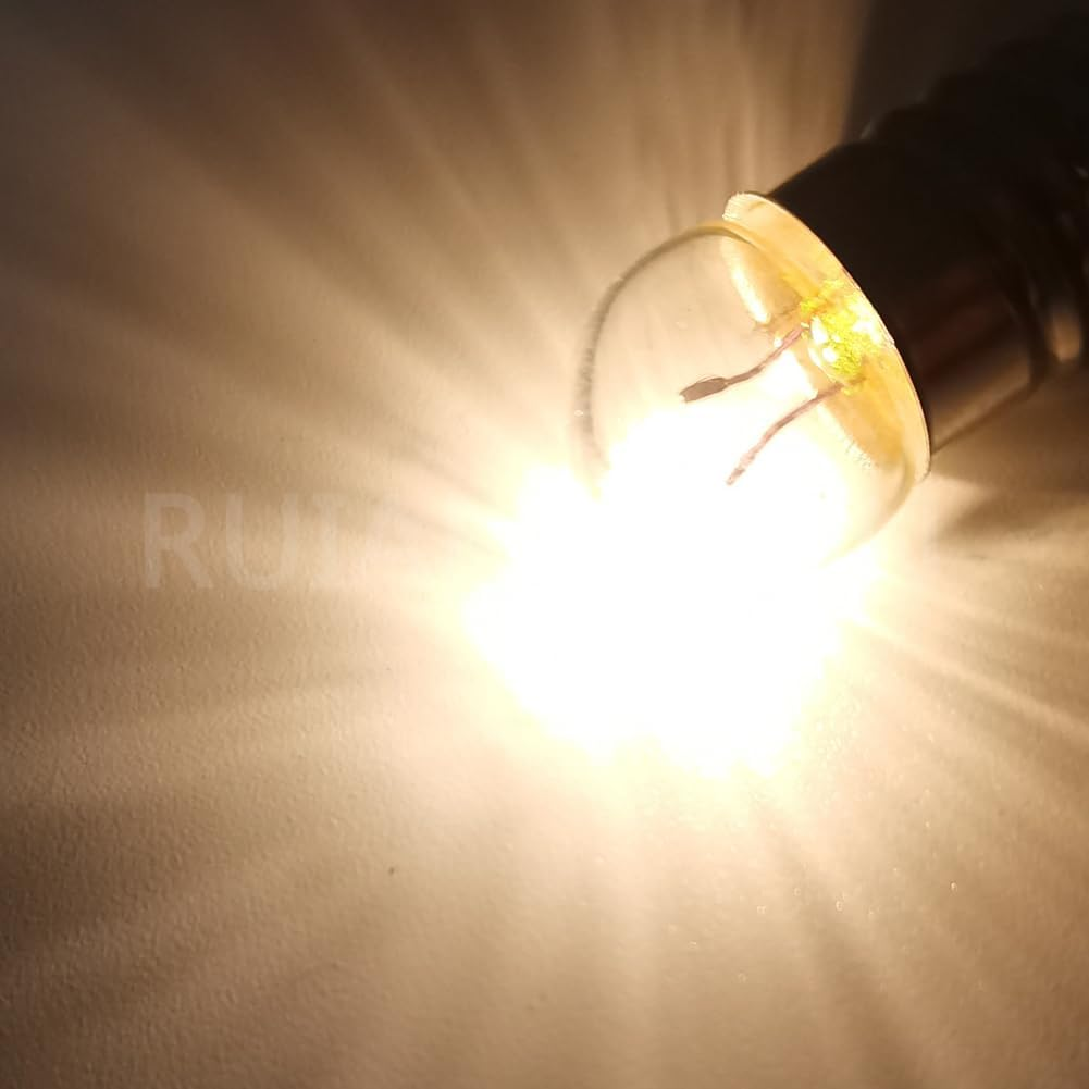 Ruiandsion E10 Flashlight Bulb,1.5V,Non-Polarity,Replacement for Flashlights Torch Work Lights,Warm White(Pack of 5)