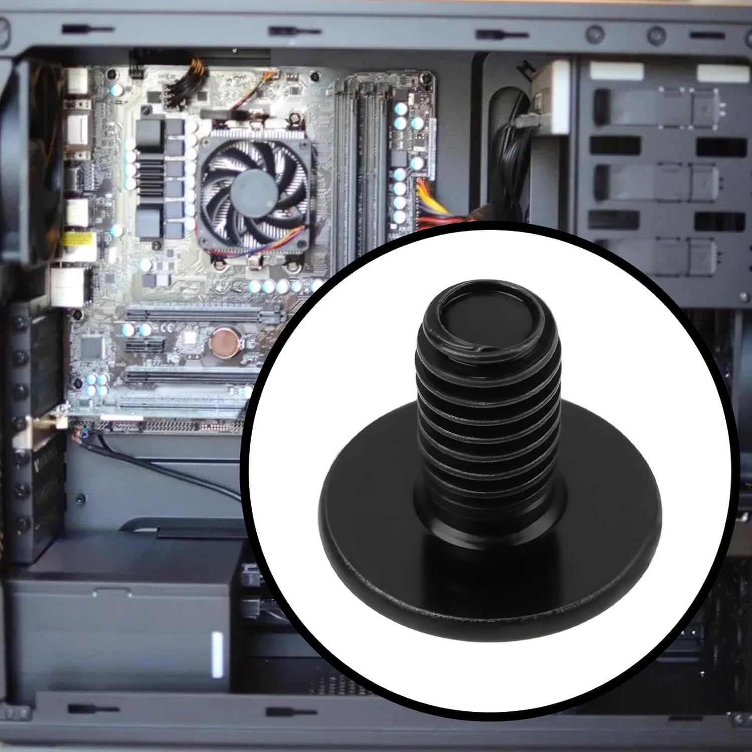 LT Easiyl 30Pcs Case Motherboard Screw Kit M3 PC Motherboard Riser for Desktop Computer image number 1