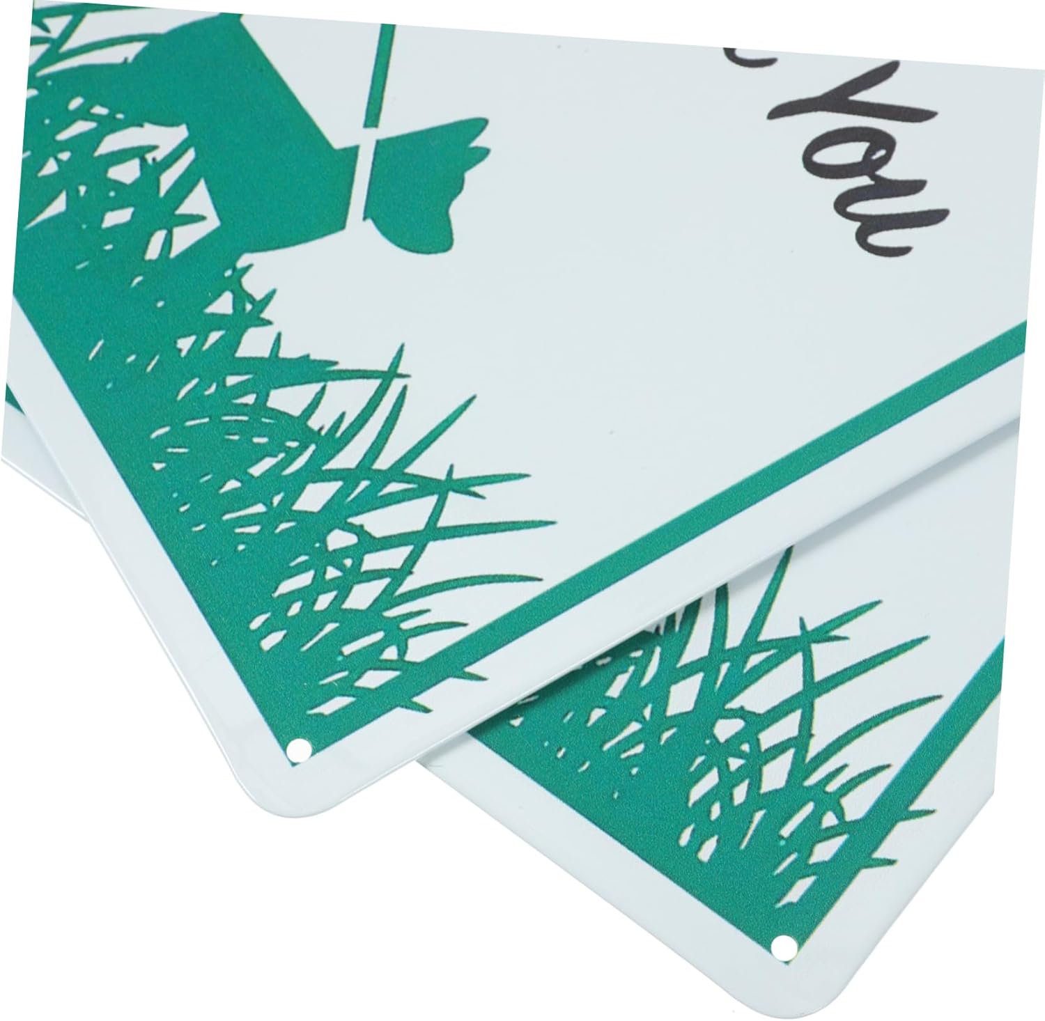 Milisten 2Pcs Dog Poop Sign Iron Garden Decor Pick up after Your Dog Sign Clean up after Your Dog Signs image number 6