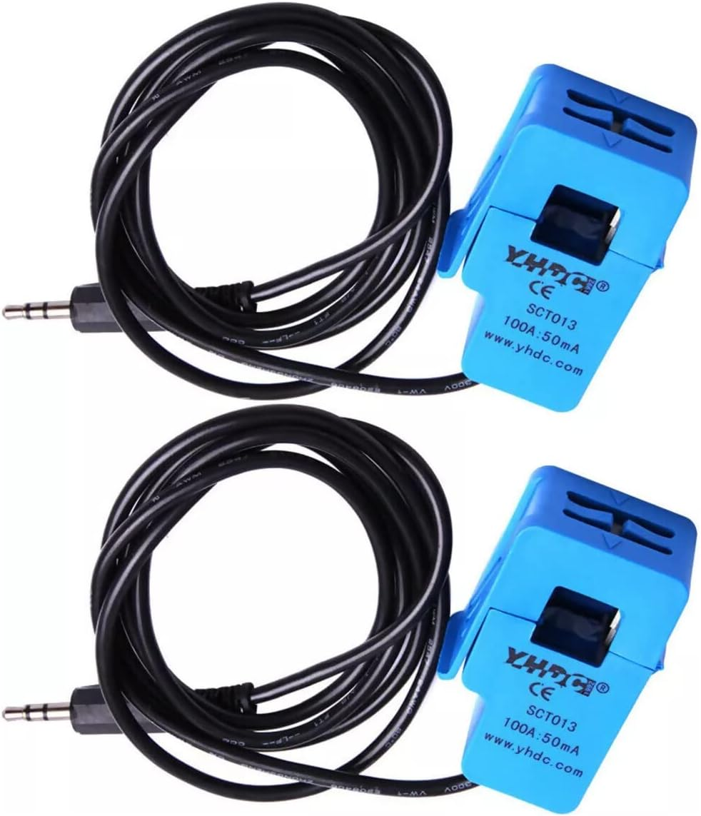 Genuine SCT-013-000 Non-Invasive AC Current Sensor Clamp(Current Transformer) 100A=50Ma (4 Clamps)