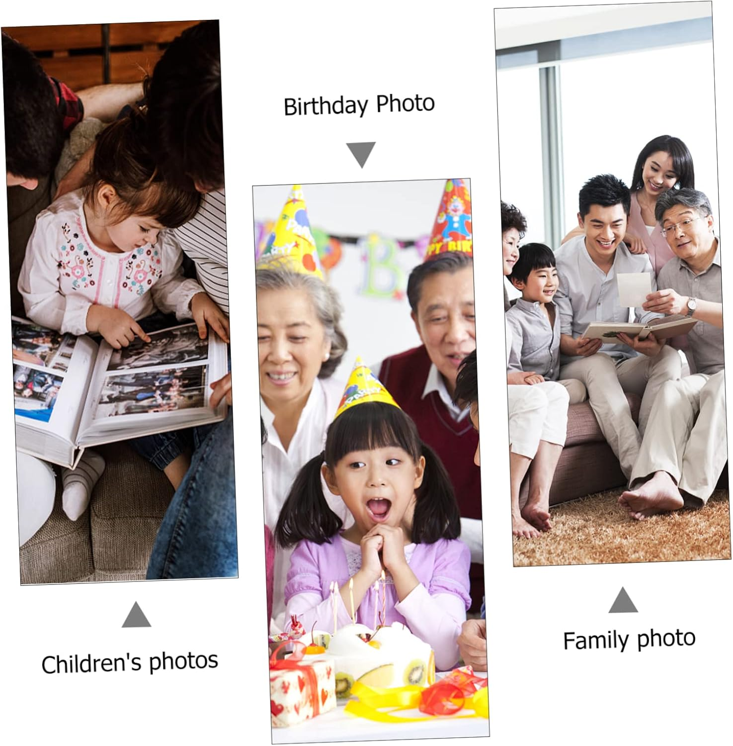 2 Pcs Compact Record Books Fashionable Scrapbooks for Household Memories for Family Photos Easy Friends