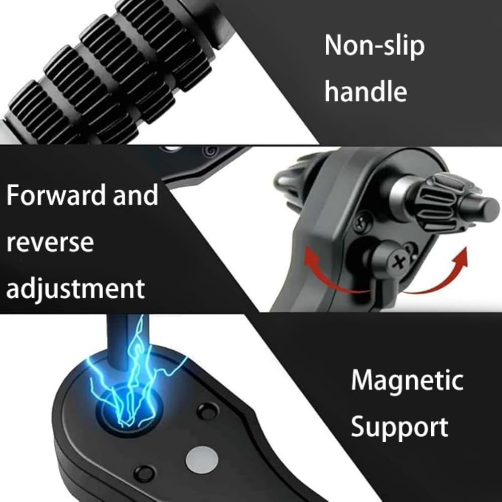 2 in 1 Double Head Ratchet Drill Chuck Key Wrench, Heavy Duty Universal Replacement Tool for Tightening or Loosening Electric Drills and Power Tools image number 2