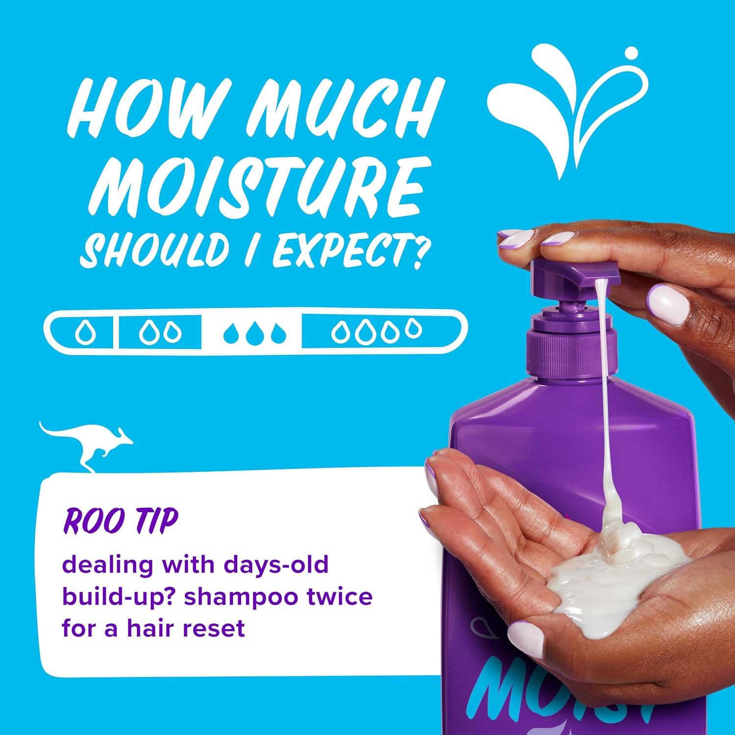 Aussie Miracle Moist Shampoo without Avocado & Jojoba for Dry Hair , 26.2 Fluid Ounce image number 3