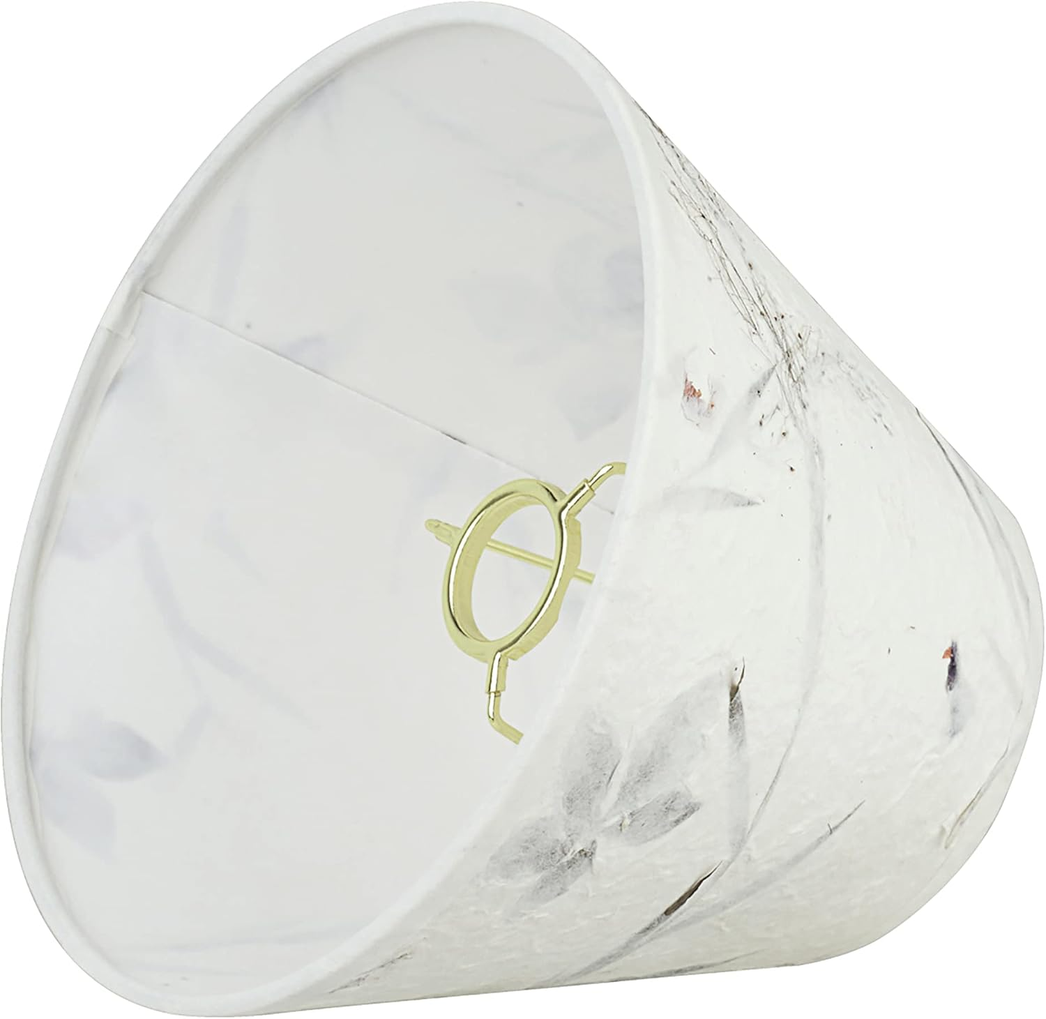 Aspen Creative 58902 Transitional Hardback Empire Shape UNO Construction Lamp Shade in off White, 9" Wide (5" X 9" X 7") image number 1