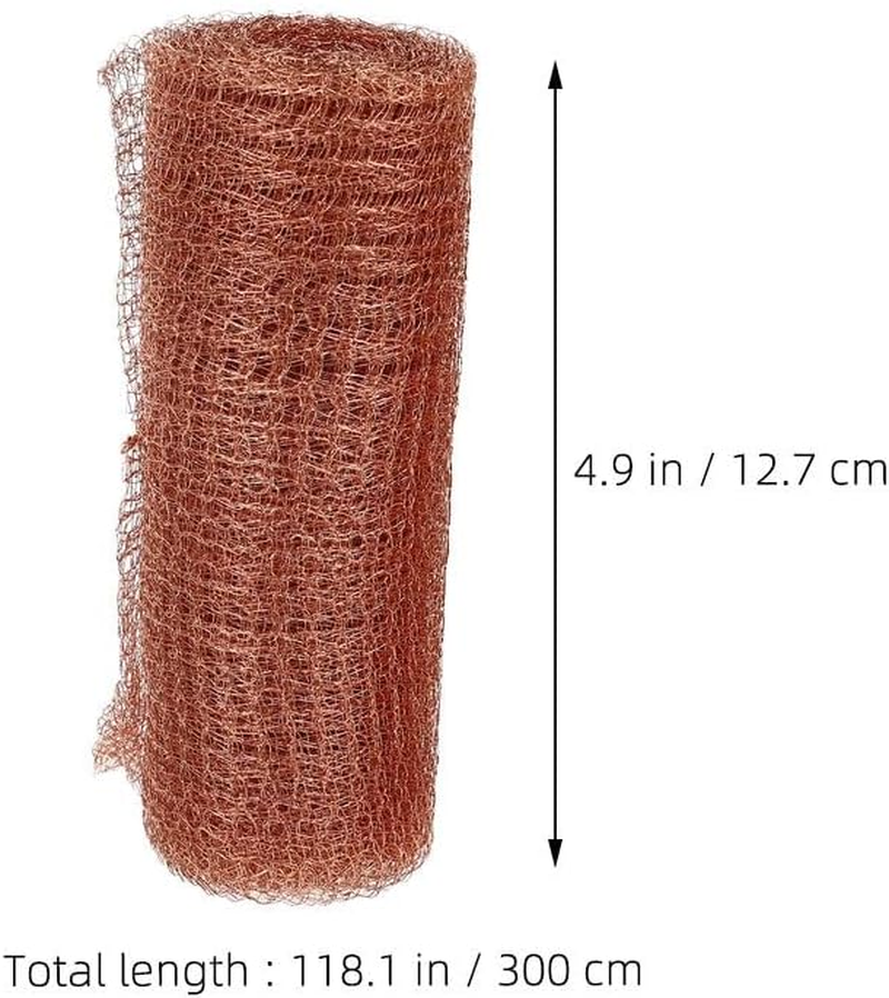 1 Roll 127M Copper Weep Hole Cover - Rodent Wire Mesh Roll for Mice and Rat Control, Hole Blocker and Filler, Ideal for Prevention image number 5