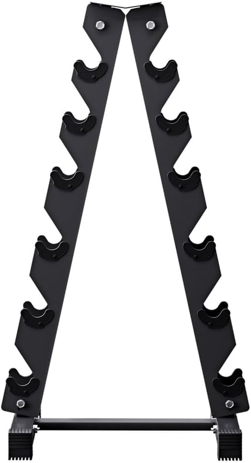 Everfit Dumbbell Rack, 6 Tier Dumbbells Weights Rack Barbell Stand Racking Holder Organizer for Gym Storage Home Fitness Exercise, Stable A-Frame Design 200Kg Capacity image number 3