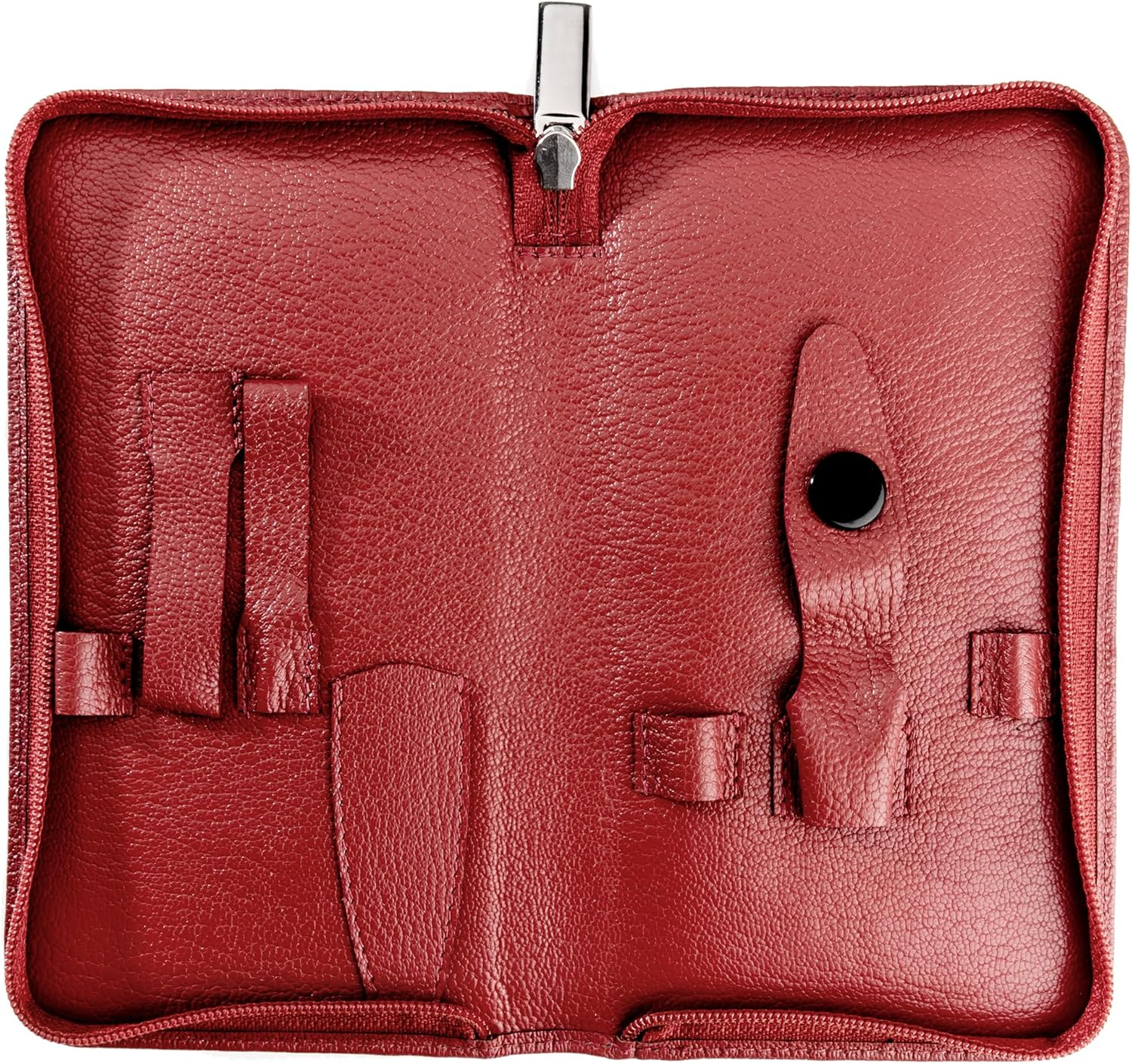 Nail Set "PAN" Empty Leather Red for Scissors, Files, Tweezers, Pushers image number 3