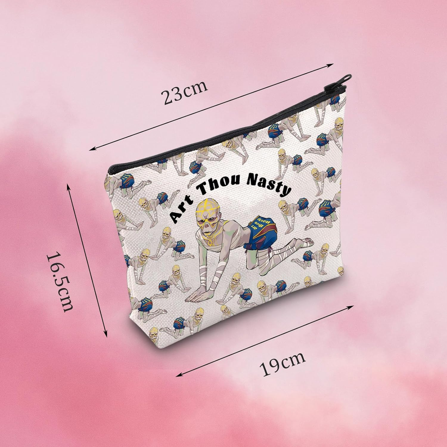 MNIGIU Withers Makeup Bag Withers Fan Gift BG3 Merch Art Thou Nasty Quote Gift, Art Thou Nasty Bag image number 2