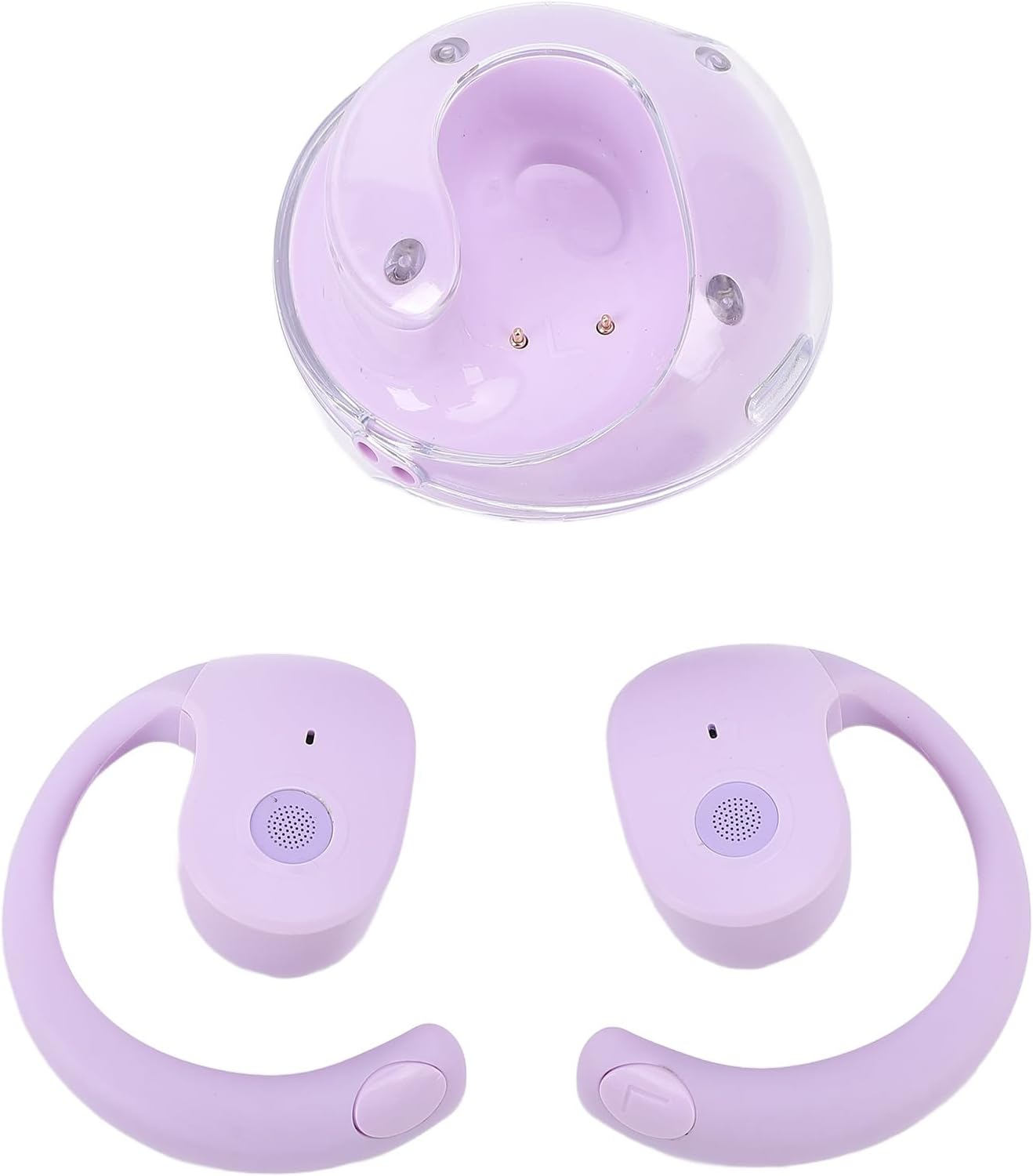 Earbud Translator in Real Time, Lingo Plugs Translator Earbuds, 144 Languages Online Translation 5.4 Wireless over Ear Earbuds with APP for Travel Music and Calls (Beige)