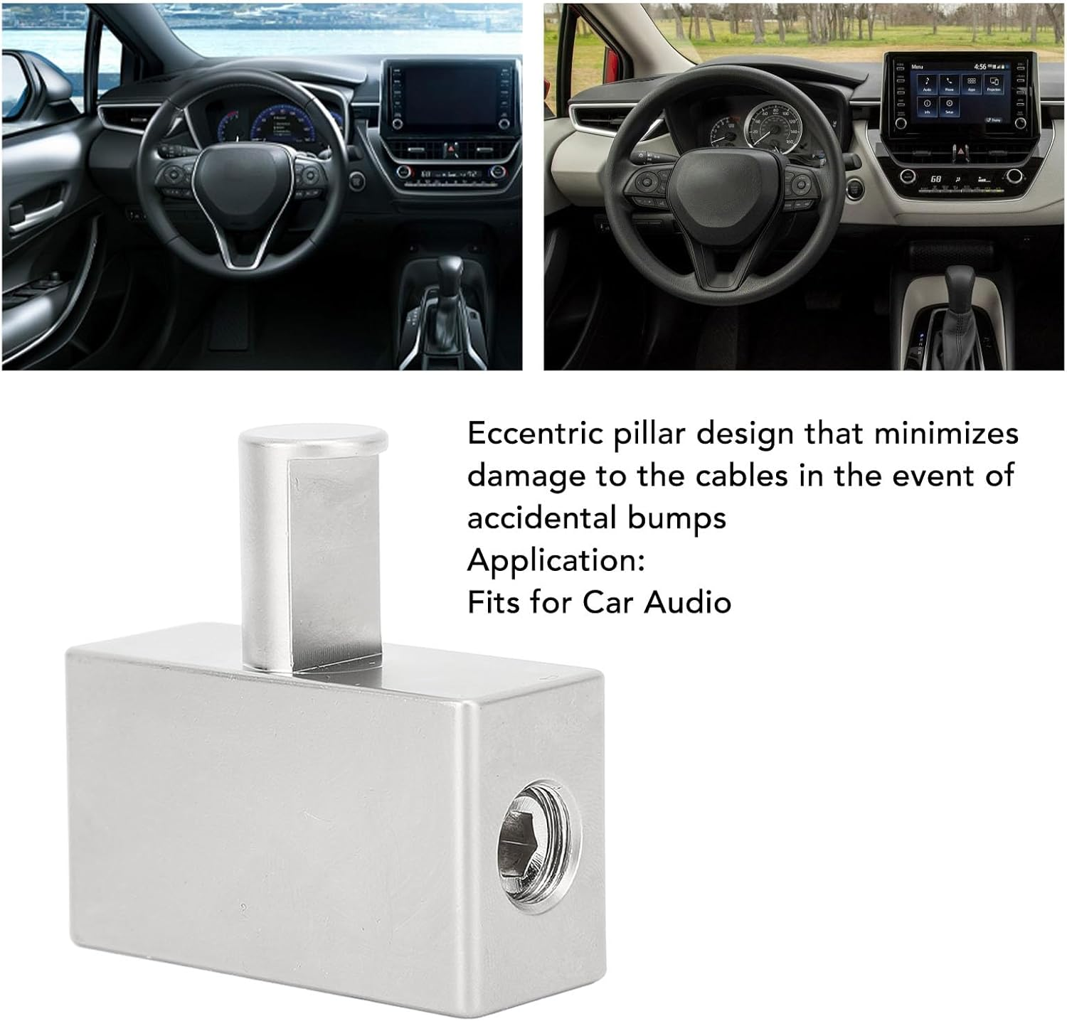 Shenruifa 2Pcs Car Audio Amp Input Reducers Dual 1/0 Gauge to 1/0 Gauge Wire Reducer Power and Ground Input Adapter for Car Audio Universal image number 6