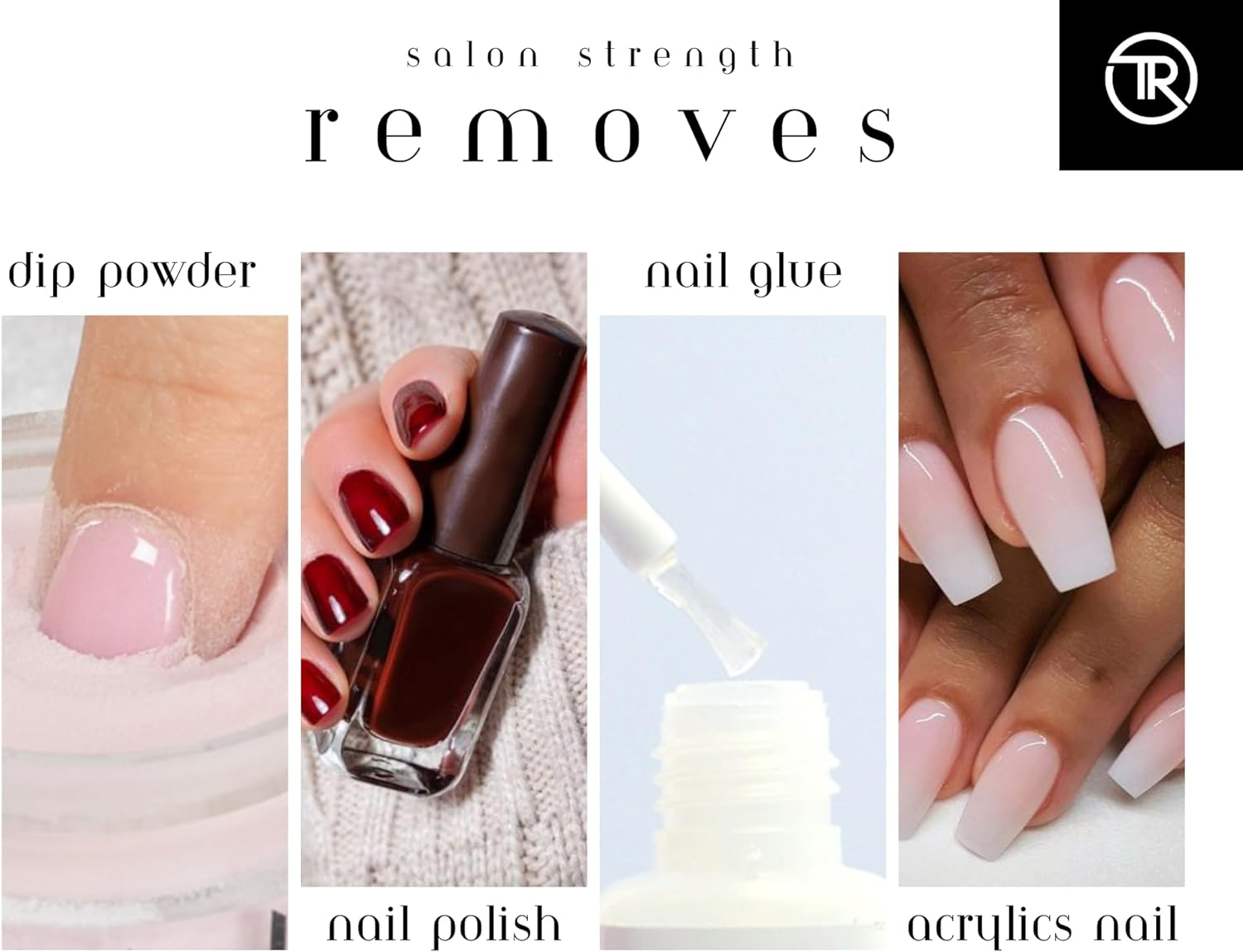 TRLUXD 100% Pure Acetone Gel Acrylic Nail Polish Soak off Remover Triger Spray 250Ml | Australian Made | Multi-Purpose Cleaner Nail Polish, Wax, Adhensive and Many More!