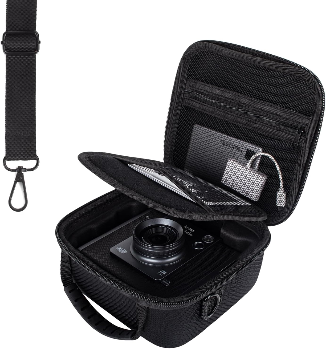 VOVMOEYA Fujifilm Wide Evo Case with Adjustable Shoulder Strap, Eva Hard Carrying Case, Camera Bag, Perfect Fit image number 6