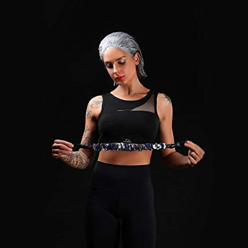 INNSTAR Resistance Bands Accessories Exercise Bands Attachment，Fitness Handles, Workout Bar for Home Gym Workout Full Body Workout - 2 Pack Ankle Cuff image number 4