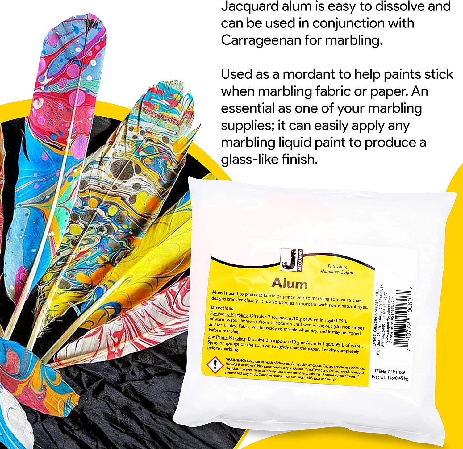 Jacquard CHM1006 Alum 454GM Marbling Medium image number 1