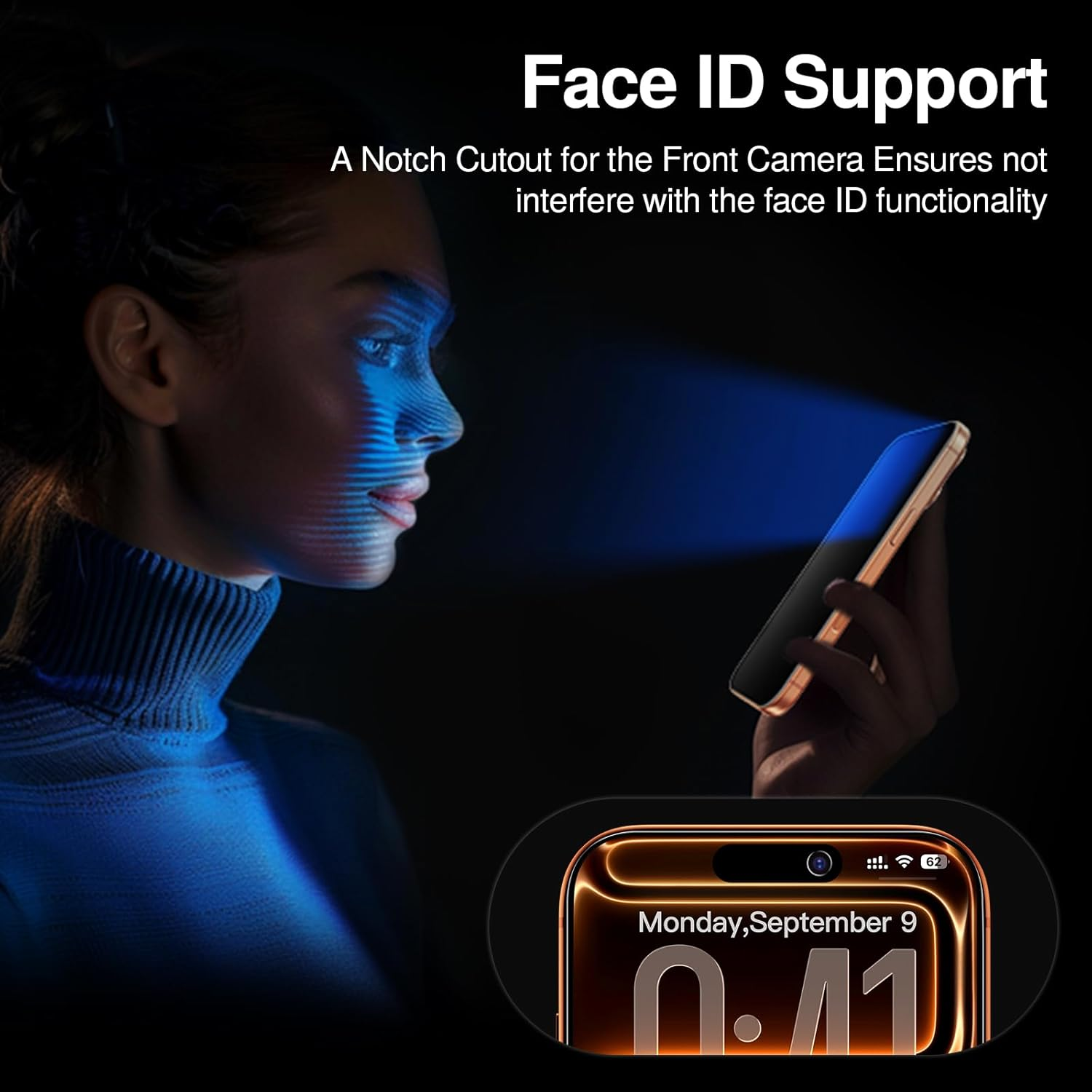 SMARTDEVIL 2 Pack for Iphone 17 Pro Max Privacy Screen Protector Anti-Spy Tempered Glass Film 9H Hardness Easy Installation with Bubble-Free & Dust-Free Box image number 3