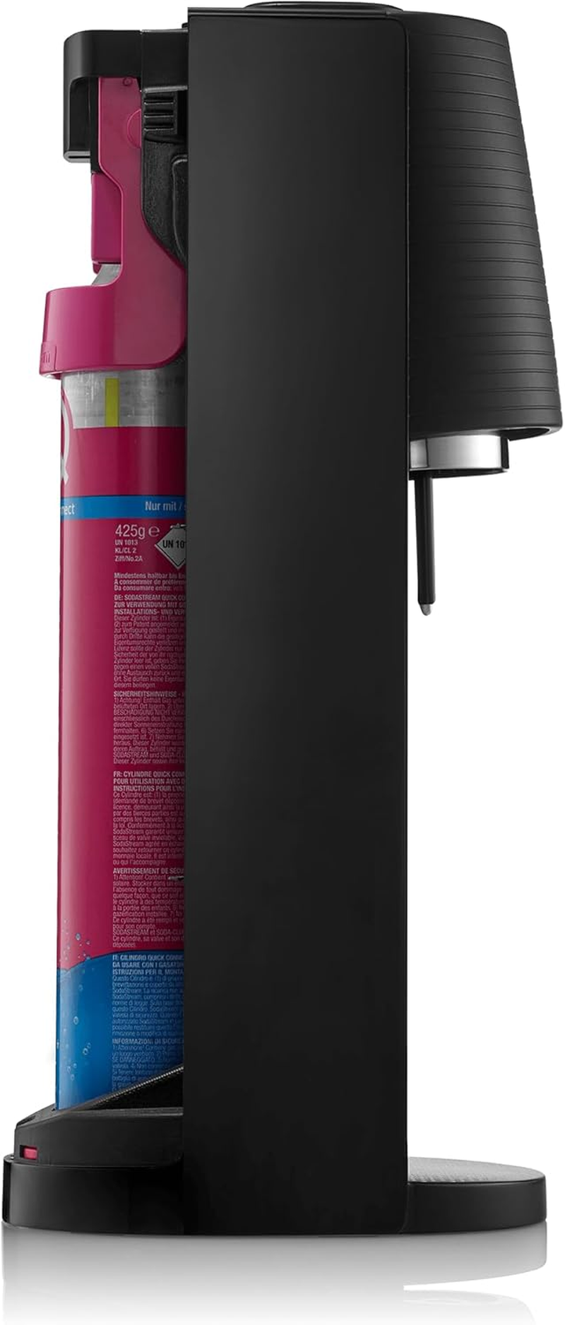 Sodastream - TERRA Black Sparkling Water Maker & Lime Bubly Drop | Turn Sparkling Water into Your Favourite Drinks | Quick Connect CO2 | Eco-Friendly Reusable Bottle | Stylish Kitchen Appliance image number 6