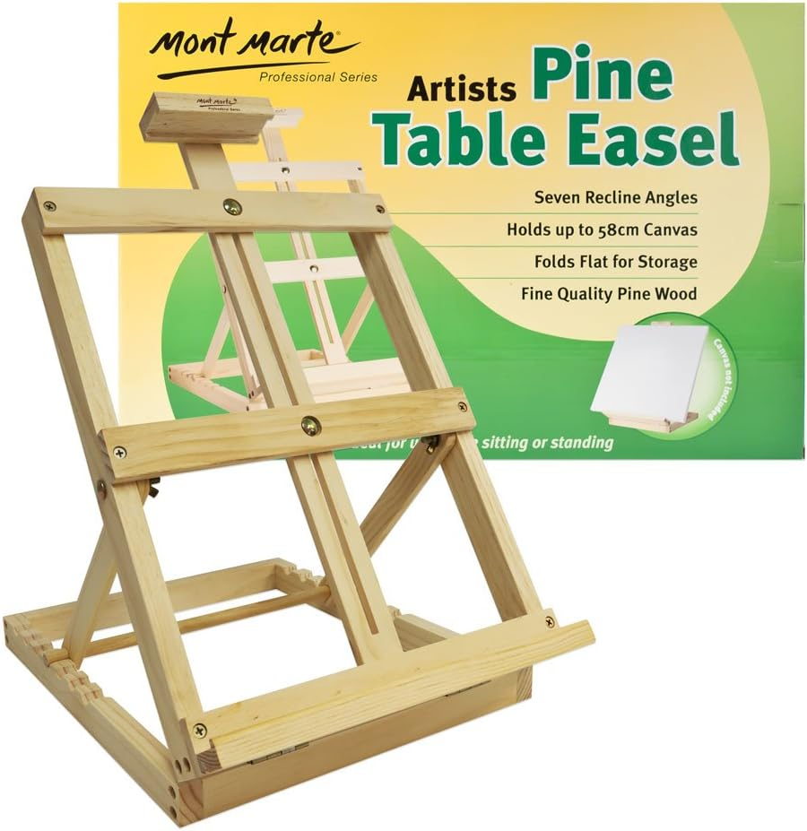 Mont Marte Signature Pine Wood Tabletop Easel, Small image number 3