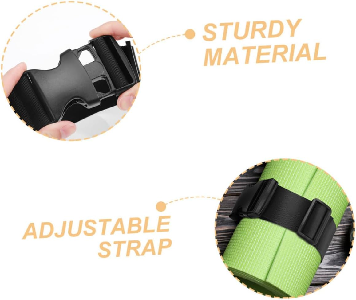 VERDANVERSE 2Pcs Luggage Straps Buckle Strap Sturdy and Adjustable for Backpack Suitcase Travel Camping image number 4