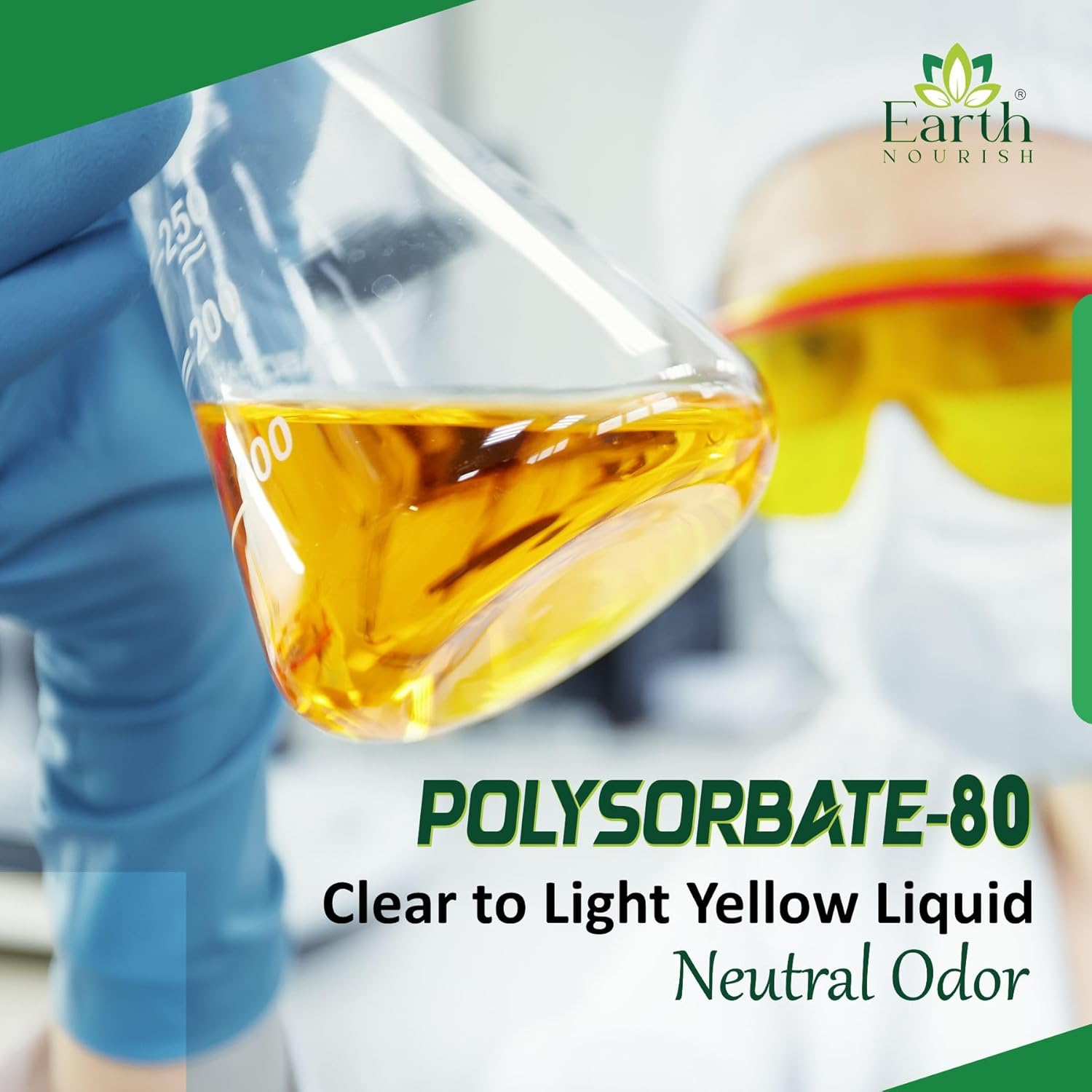 Earth Nourish Polysorbate 80 3.38 Fl Oz / 100Ml &ndash; Cosmetic Grade Emulsifier for Bath Bombs, Lotions, Creams & DIY Skincare Formulations image number 3