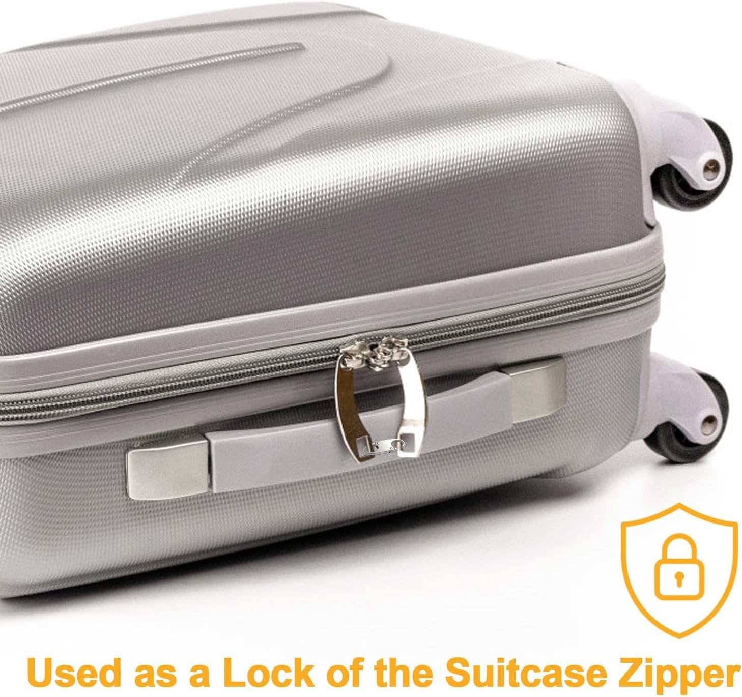 HKYLRAT12 PCS Zipper Clips anti Theft, Zipper Locks for Backpacks Detachable S Shaped Zipper Connectors Double Side Small Zipper Clips for Traveling Camping image number 5