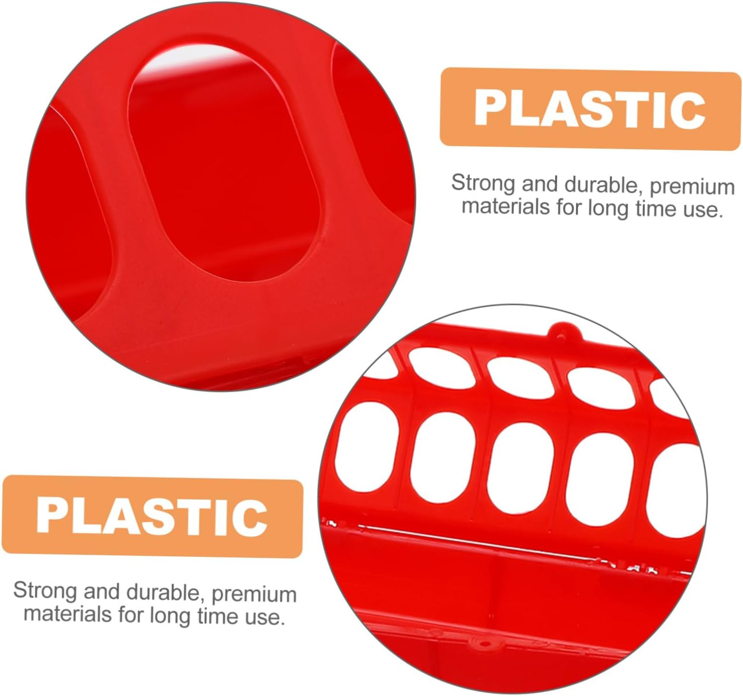 WOONEKY 2Pcs Pigeon Feeding Troughs Pigeon Cage Food Boxes Non-Slip Base Safe Healthy Bird Feeder for Small Birds image number 6