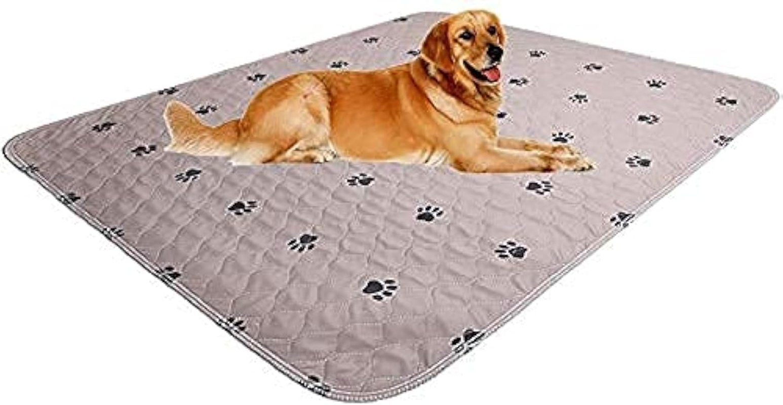 Sincopet Machine Washable Dog Pee Pads/Puppy Pads/Reusable Dog Training Pads/Large Dog Pee Pad (31X36) 2 Pack/Waterproof Pet Pads for Dog Bed Mat/Fast Absorbing Whelping Pads image number 4