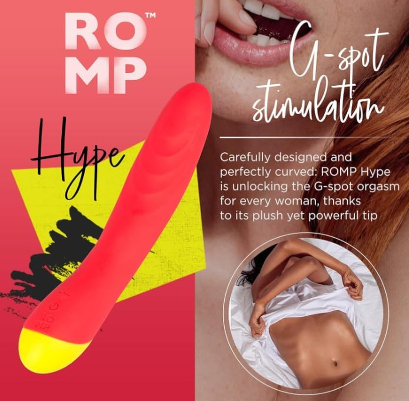 ROMP Hype G-Spot Vibrator for Women - Vibrating Sex Toy for G-Spot Stimulation - Flexible Vibrator with 6 Vibration Modes - Whisper Quiet & Waterproof image number 5