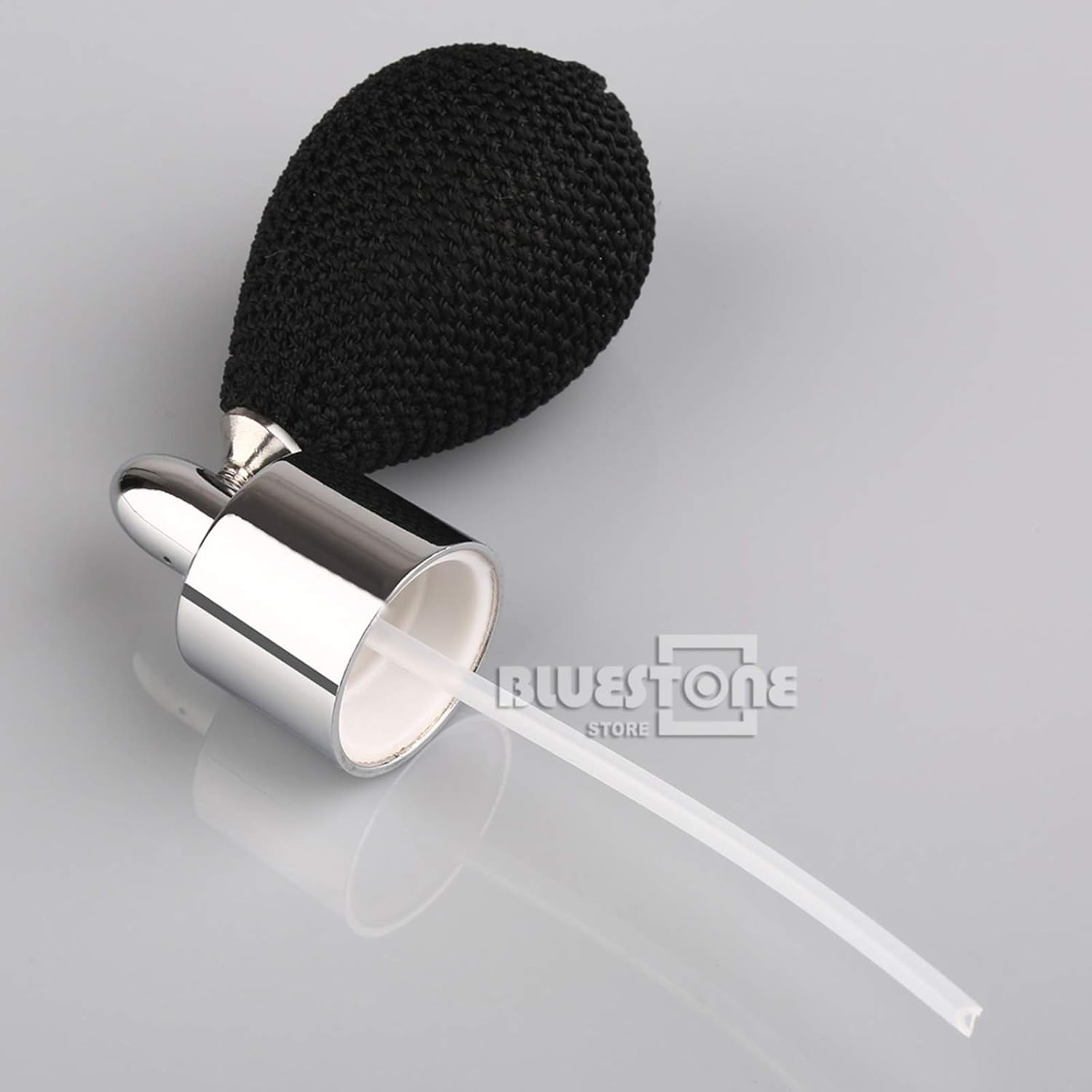 80Ml Vintage Glass Clear Perfume Spray Bottle Atomizer Black Short Pump image number 2