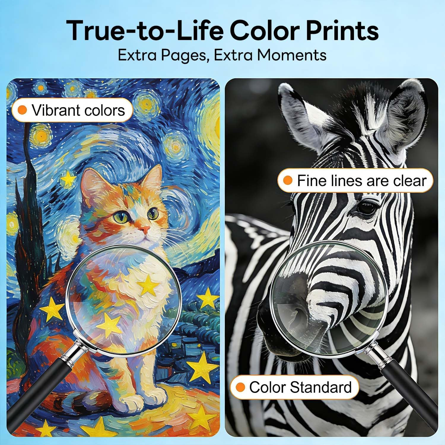 LC434 Ink Cartridges 4-Pack Compatible for Brother LC434 LC-434 for Brother DCPJ1200W DCPJ1200WXL (1BK,1C,1M,1Y) image number 5